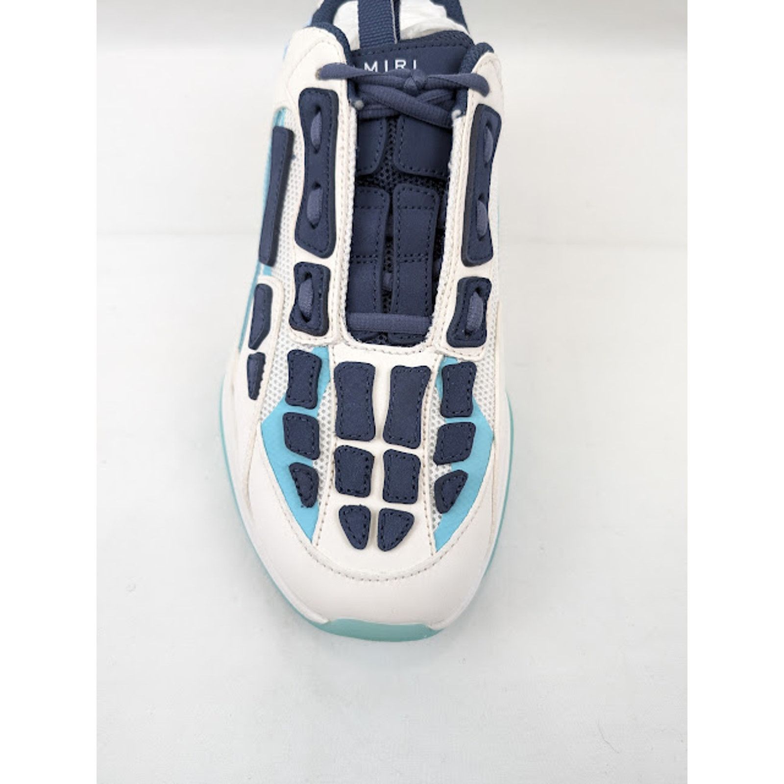 Amiri o1rshd1 Bone Runner Low-Top Sneakers in Baby Blue Size US 12 / EU 45 - 5 Thumbnail
