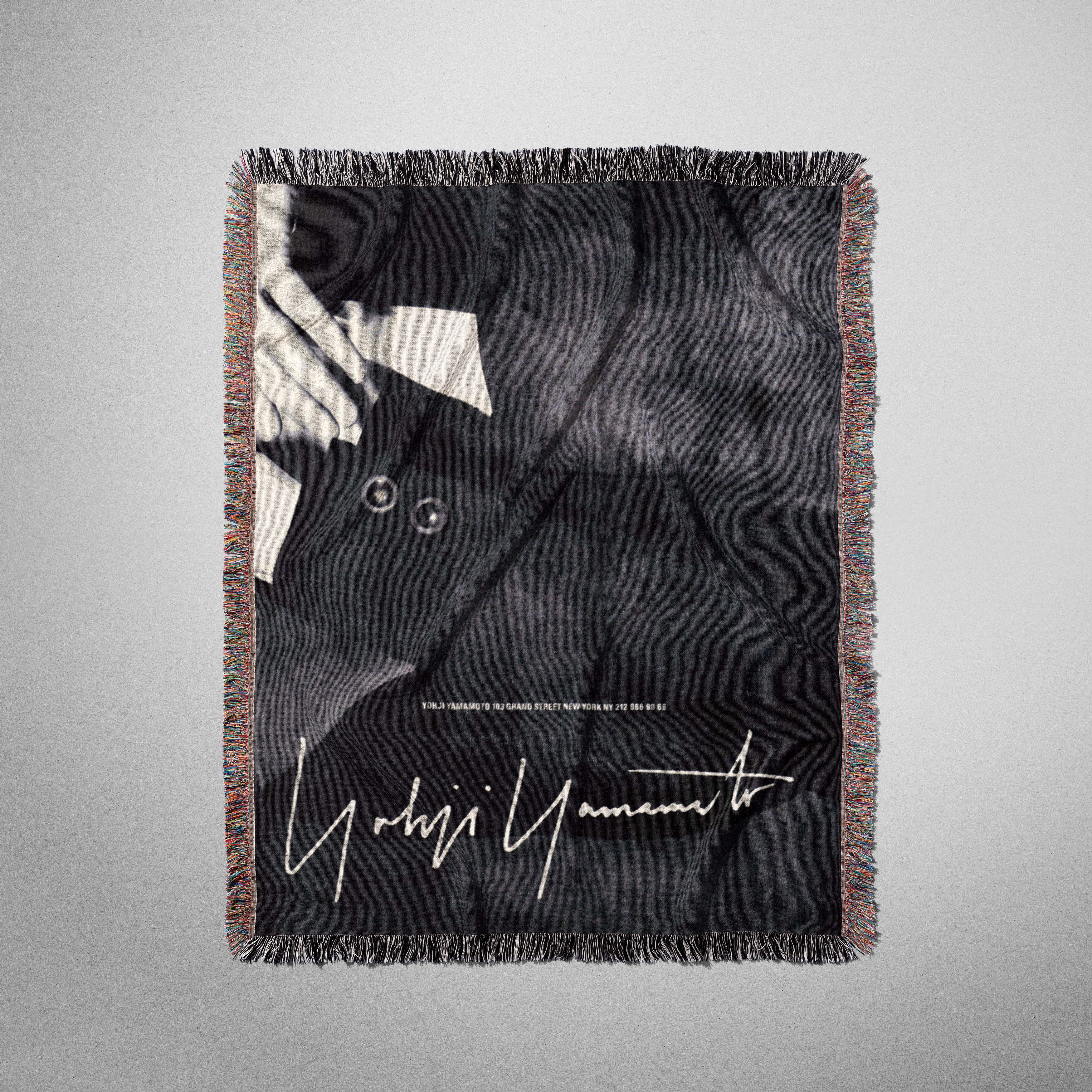 Yohji Yamamoto Yohji Yamamoto Blanket Woven Art Poster Fashion Gift Logo Size ONE SIZE - 1 Thumbnail