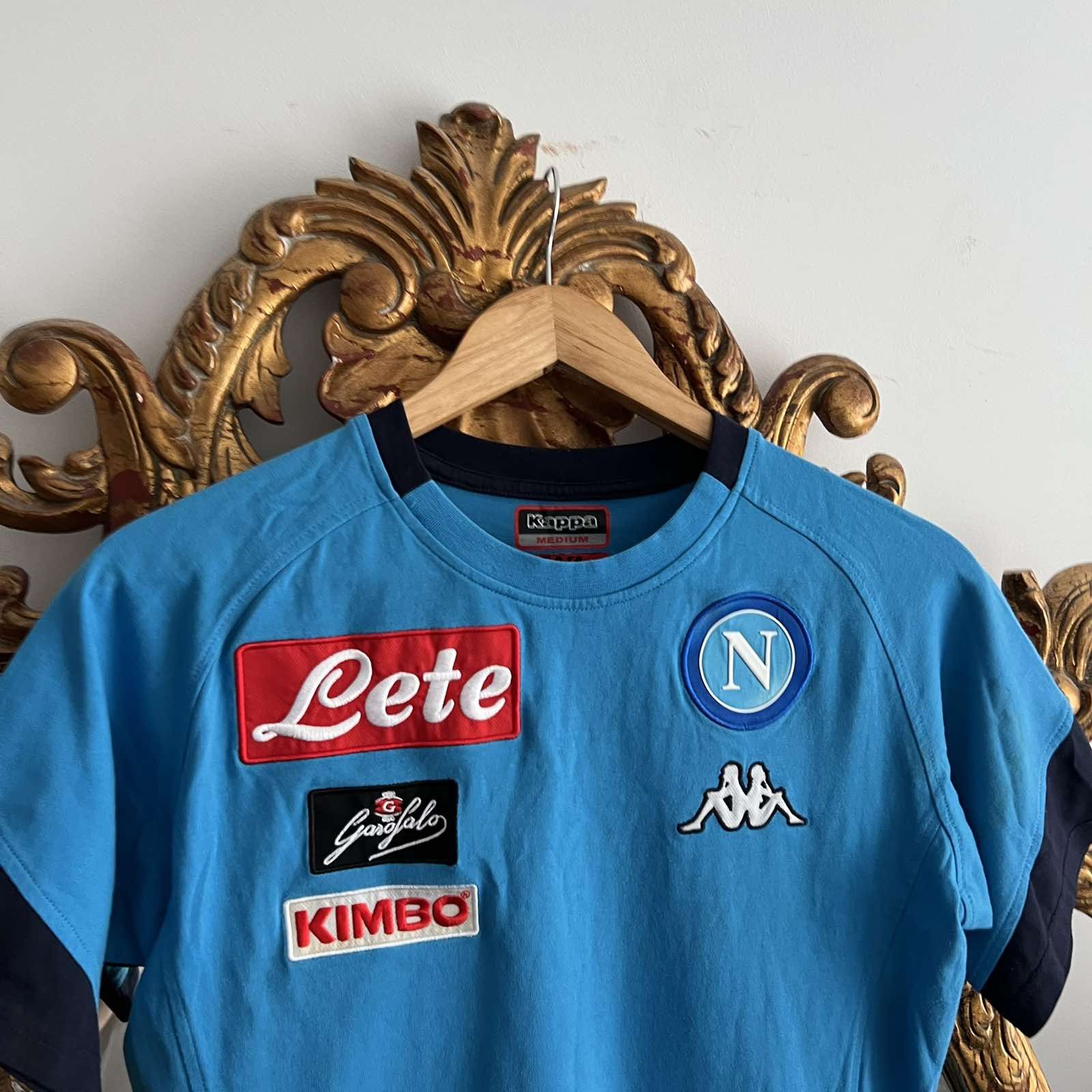 Kappa Napoli Training T-Shirt Football Shirt Sz s Size US S / EU 44-46 / 1 - 3 Thumbnail