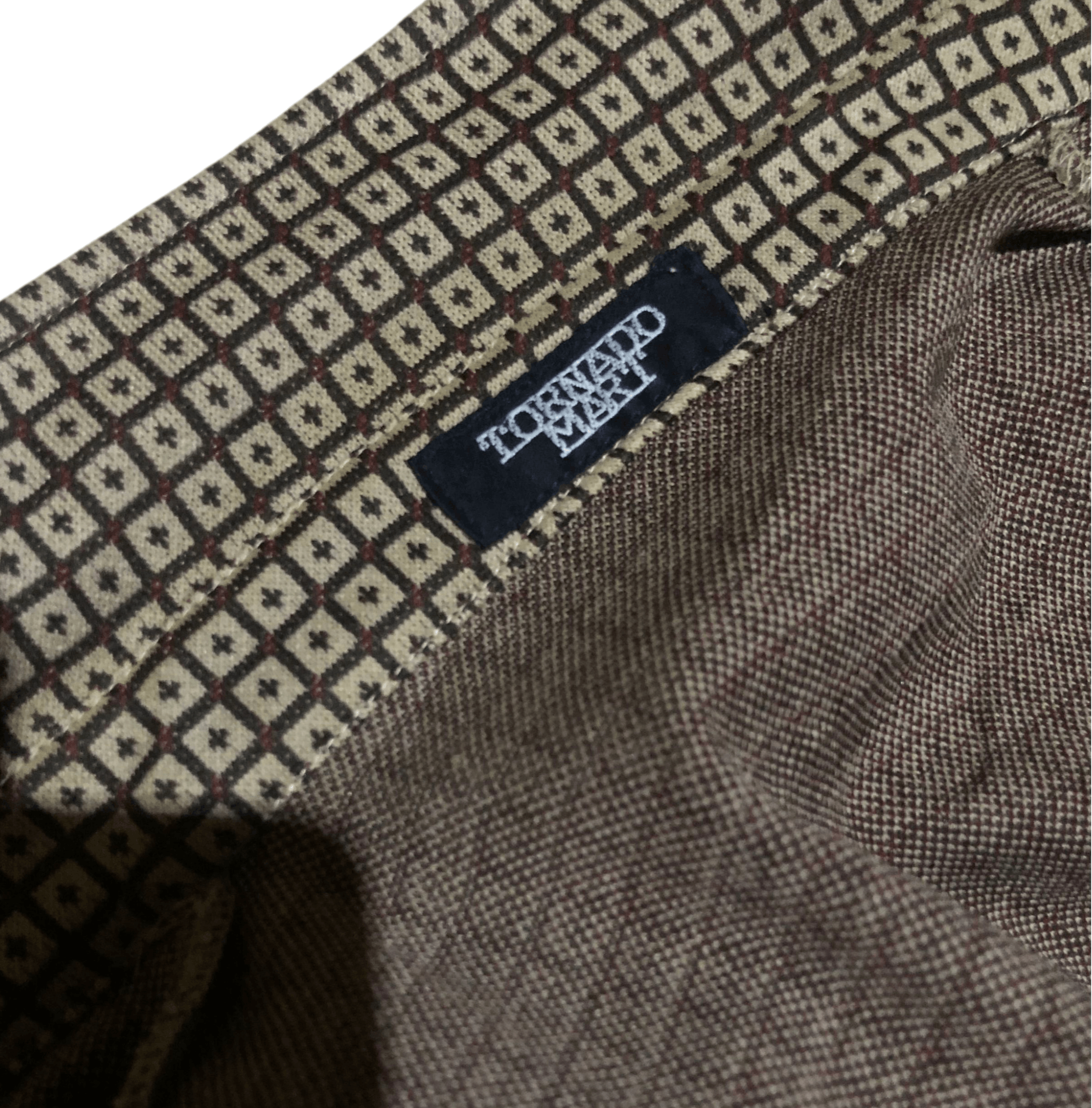 Tornado Mart Tornado Mart Vintage Geometric Pattern Button-Up Shirt Size US S / EU 44-46 / 1 - 4 Thumbnail