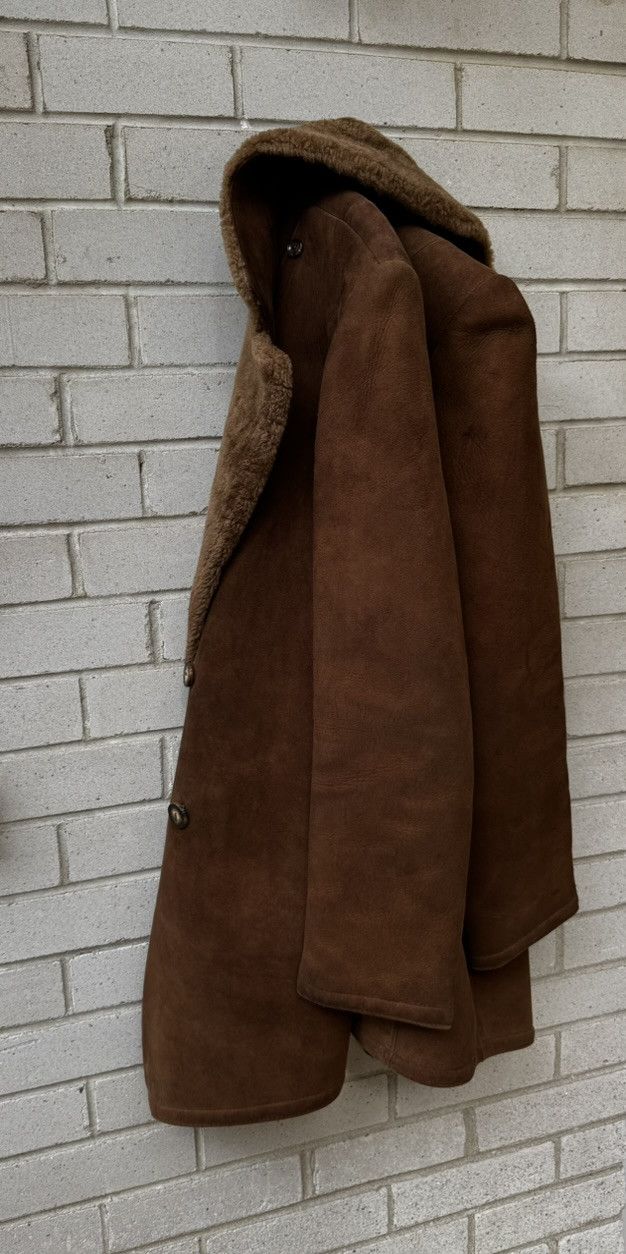 Vintage 1970s Sawyer of Napa Sheepskin Shearling Coat Size XL / US 12-14 / IT 48-50 - 14 Thumbnail