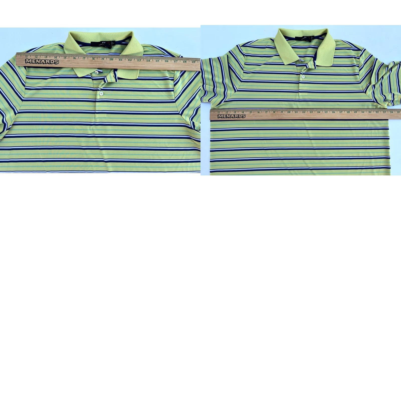 Ralph Lauren Ralph Lauren RLX Polo Shirt Stripes Men's Large Green Polo Shirt Size US L / EU 52-54 / 3 - 8 Thumbnail