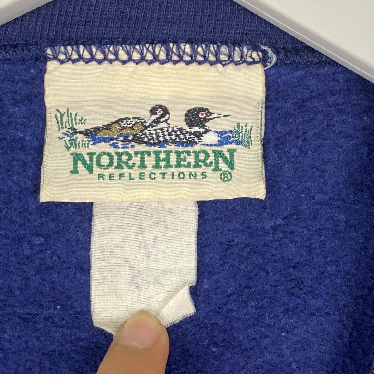 Other Vintage Northern Reflections Sweatshirt Blue Crewneck Size L Size US L / EU 52-54 / 3 - 6 Thumbnail