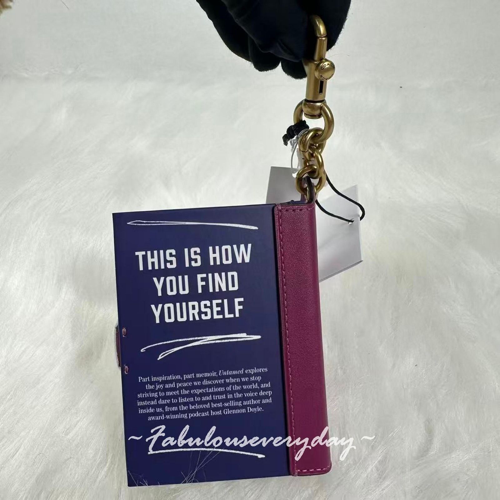 Coach Coach Untamed By Glennon Doyle Book Bag Charm 352 Pages NWT Size ONE SIZE - 5 Thumbnail