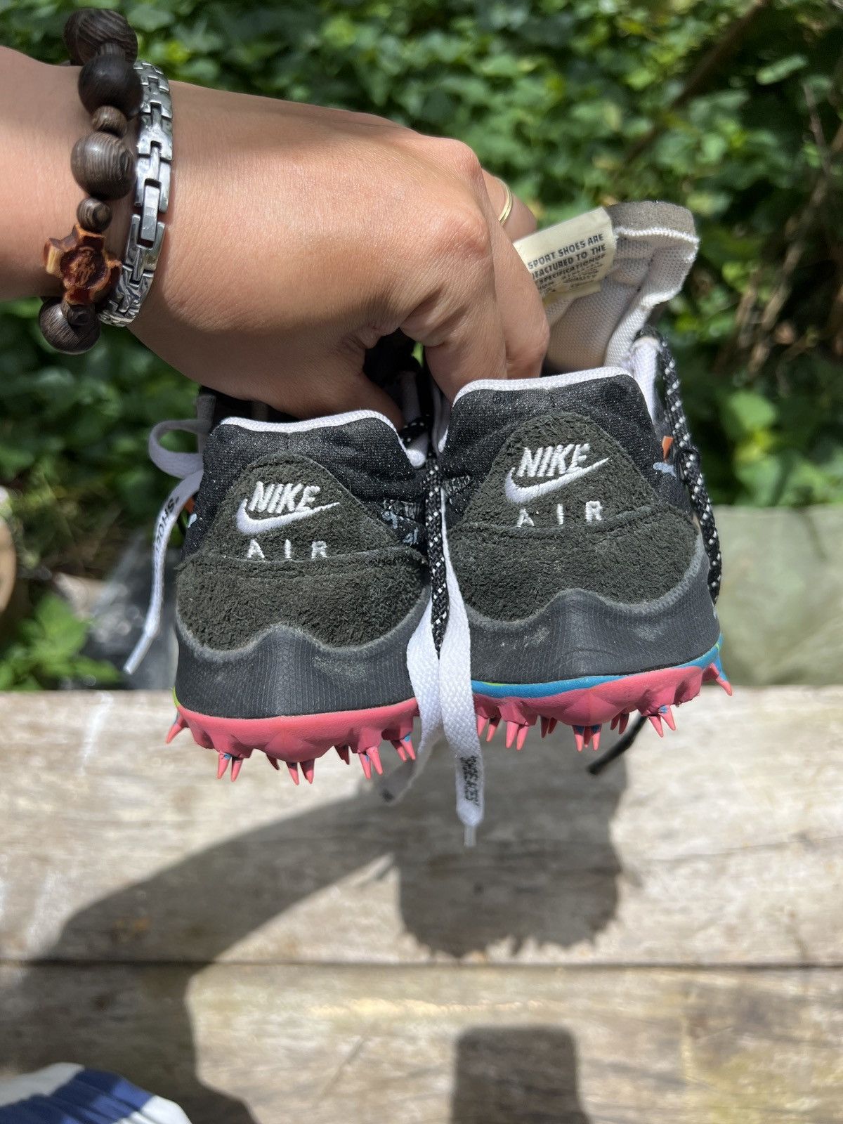 Nike × Off-White Nike Zoom Terra Kiger 5 Off-White Black (Women's) CD8179-001 Size US 5.5 / IT 35.5 - 5 Thumbnail
