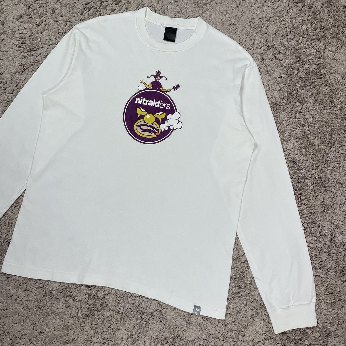 Nitraid Vintage Nitraid Graphic Longsleeve T-shirt Size US XL / EU 56 / 4 - 4 Thumbnail