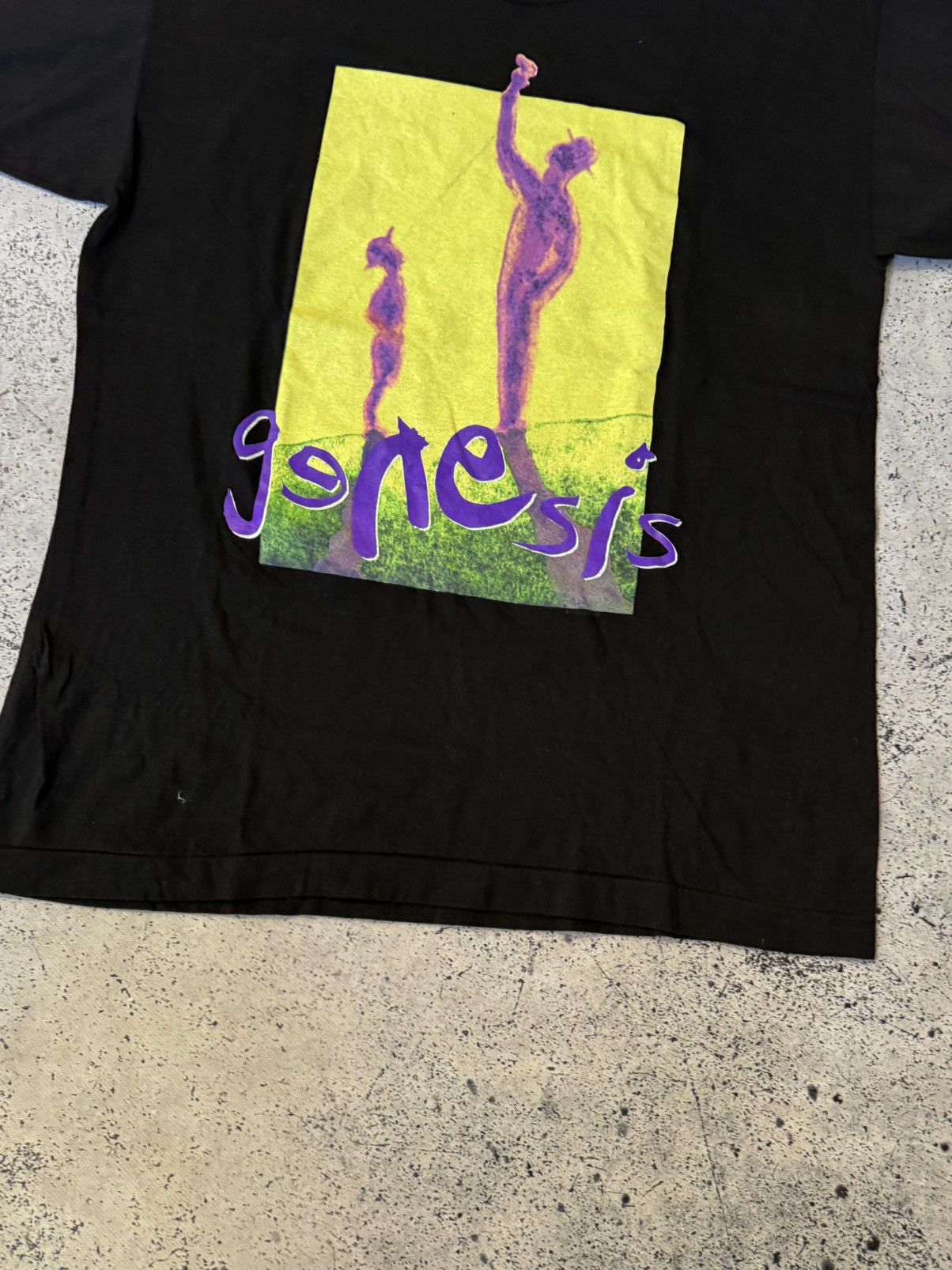 Designer Band Tees × Vintage 90s Vintage Genesis 1992 World Tour Size US XL / EU 56 / 4 - 3 Thumbnail