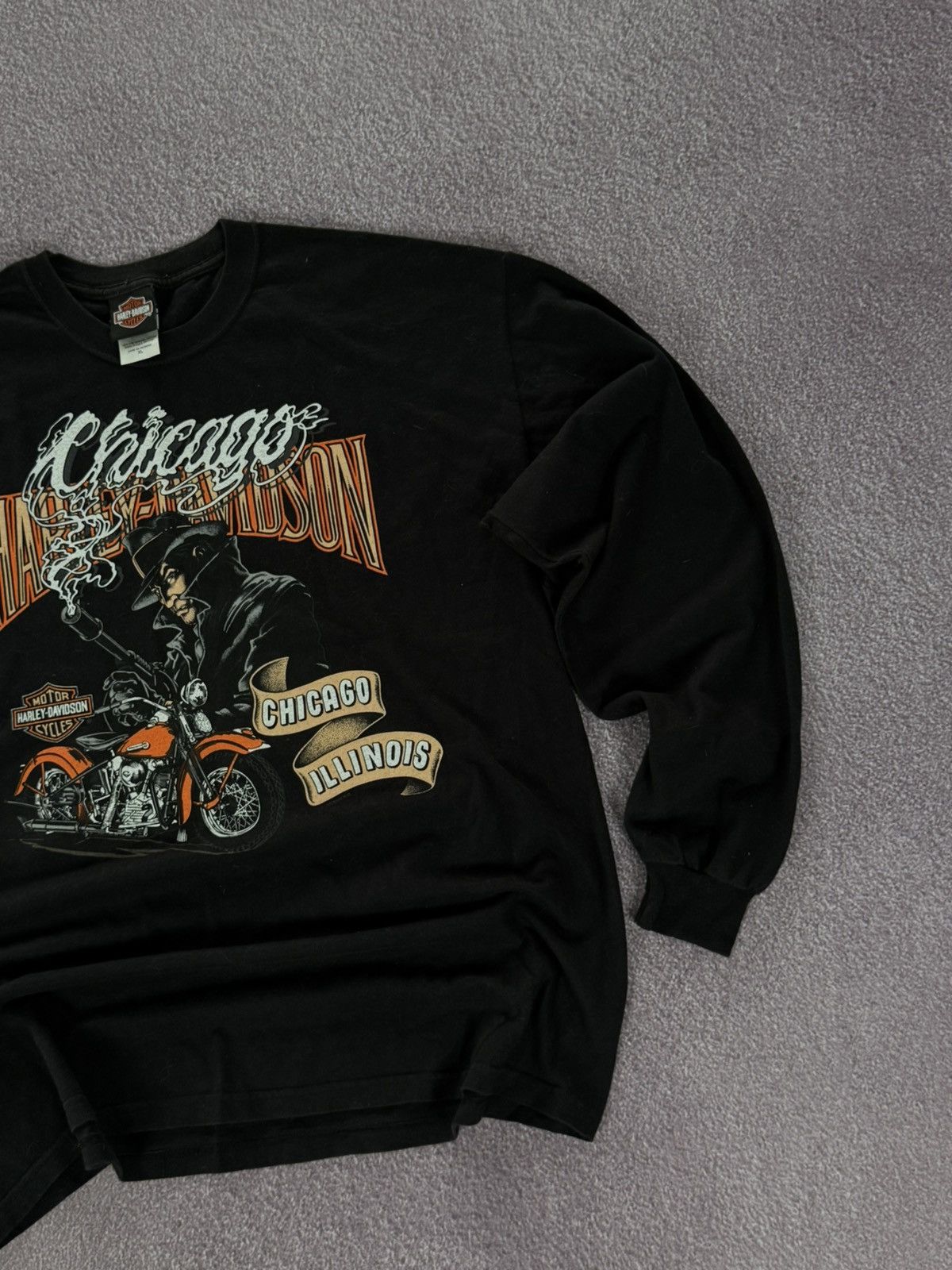 Harley Davidson Vintage Harley Davidson Long Sleeve Shirt Y2K Graphic Size US XL / EU 56 / 4 - 5 Thumbnail