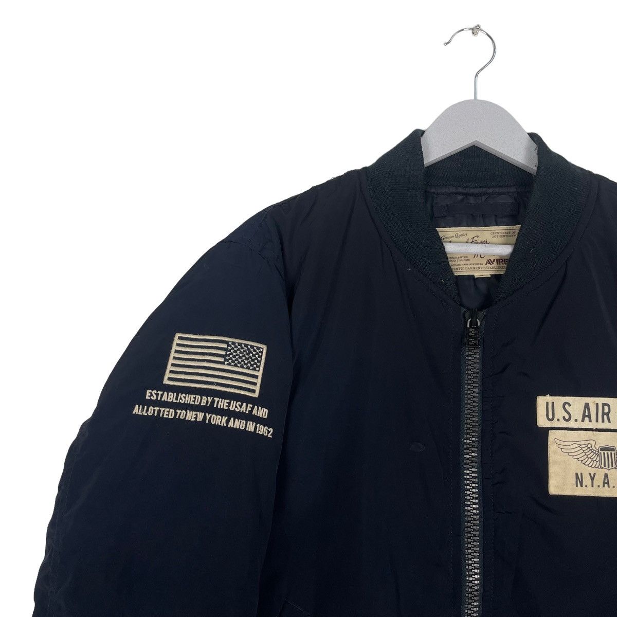 Avirex 💥AVIREX US FORCE FULL PATCH RIOT BOMBER Size US XL / EU 56 / 4 - 7 Thumbnail