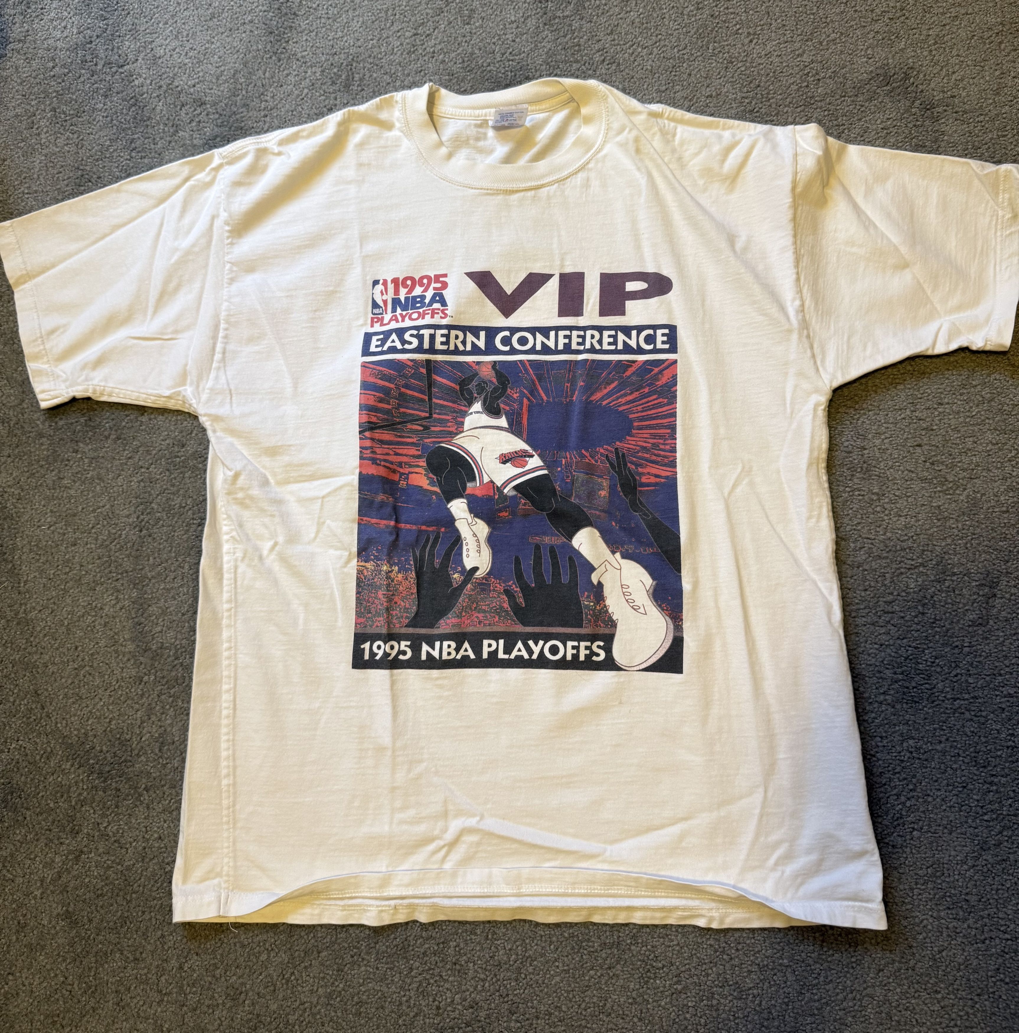Jerzees Vintage Knicks Shirt Size US XL / EU 56 / 4 - 1 Thumbnail