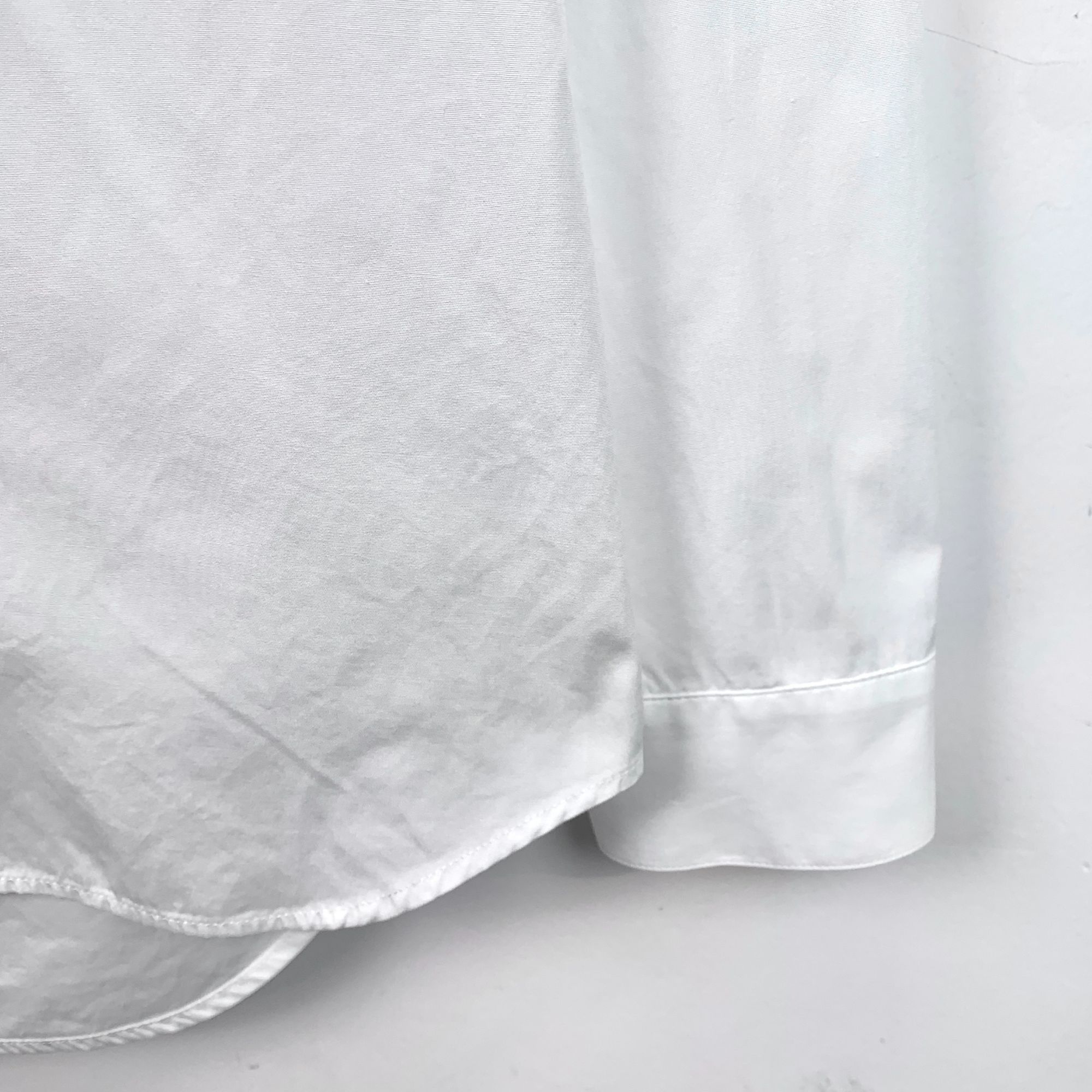 Dior Dior White Cotton Lapel Long-Sleeved Shirt 37 Size US XXS / EU 40 - 6 Thumbnail