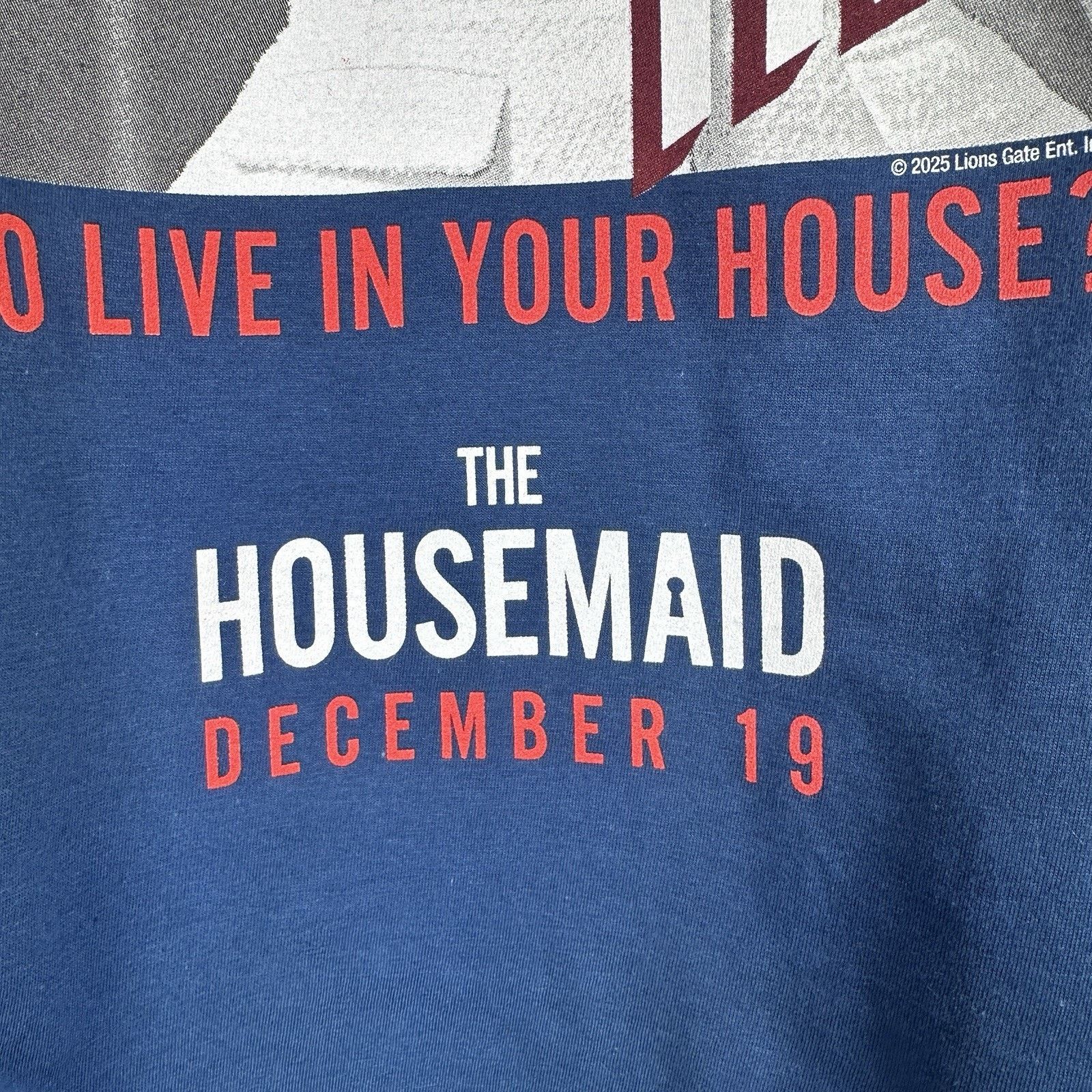 Other The Housemaid Sydney Sweeney Movie Promo T-Shirt Men XL Blue Size US XL / EU 56 / 4 - 3 Thumbnail