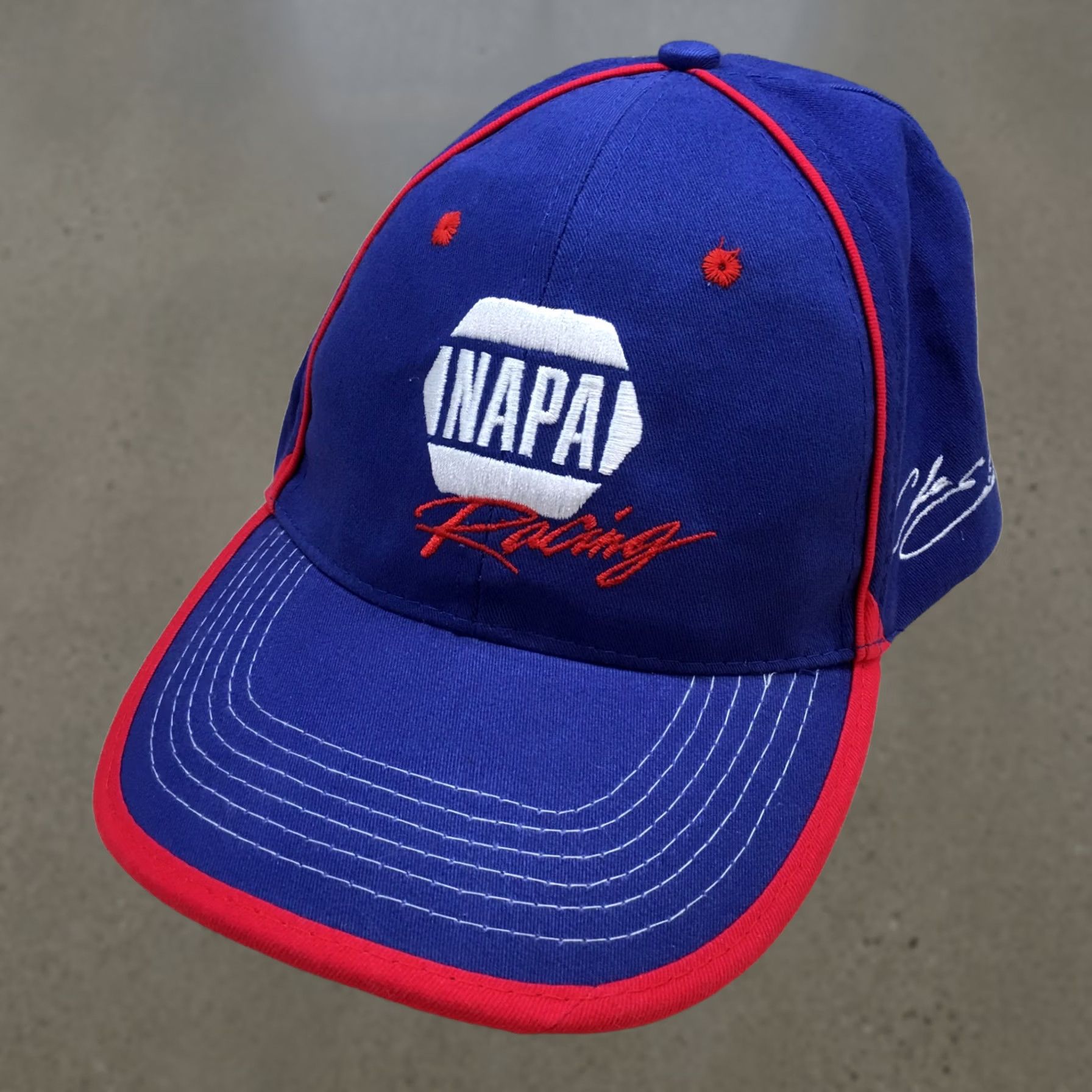 Vintage NAPA Racing Ron Capp Baseball Cap Mens Blue OS Adjustable Embroidered Logo Size ONE SIZE - 1 Thumbnail