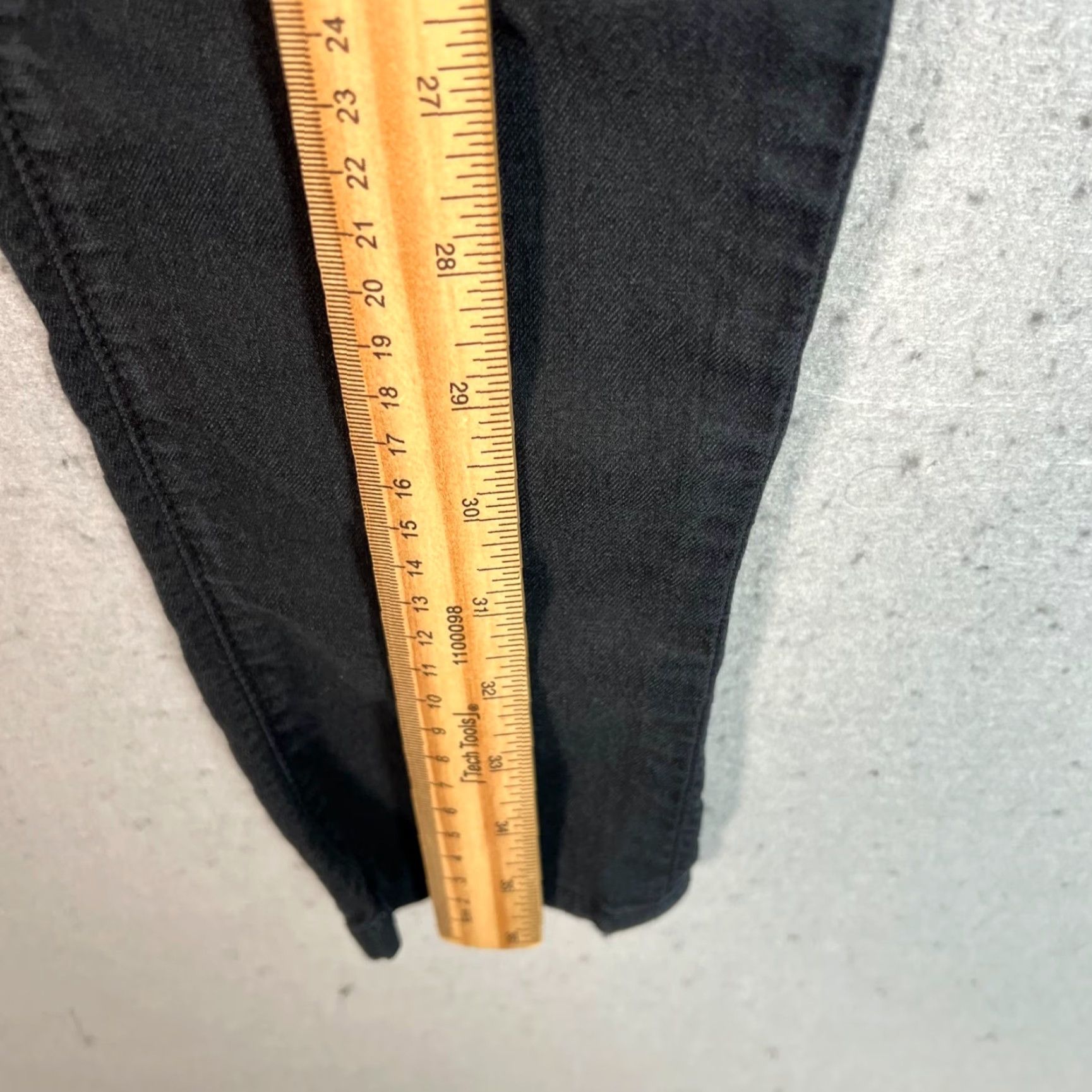 J Brand J Brand Jeans Womens Black Super Skinny Size 29 Cotton Blend Denim Size 29" - 7 Thumbnail