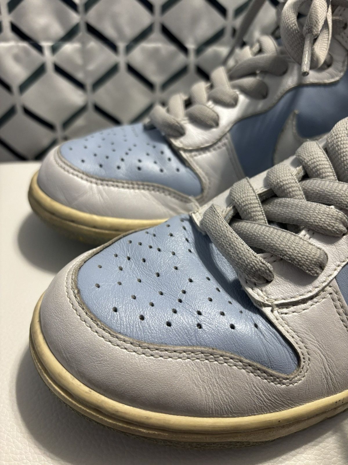 Nike Nike Dunk High Women’s UNC Ice Blue Sneakers Size US 8 / IT 38 - 4 Thumbnail