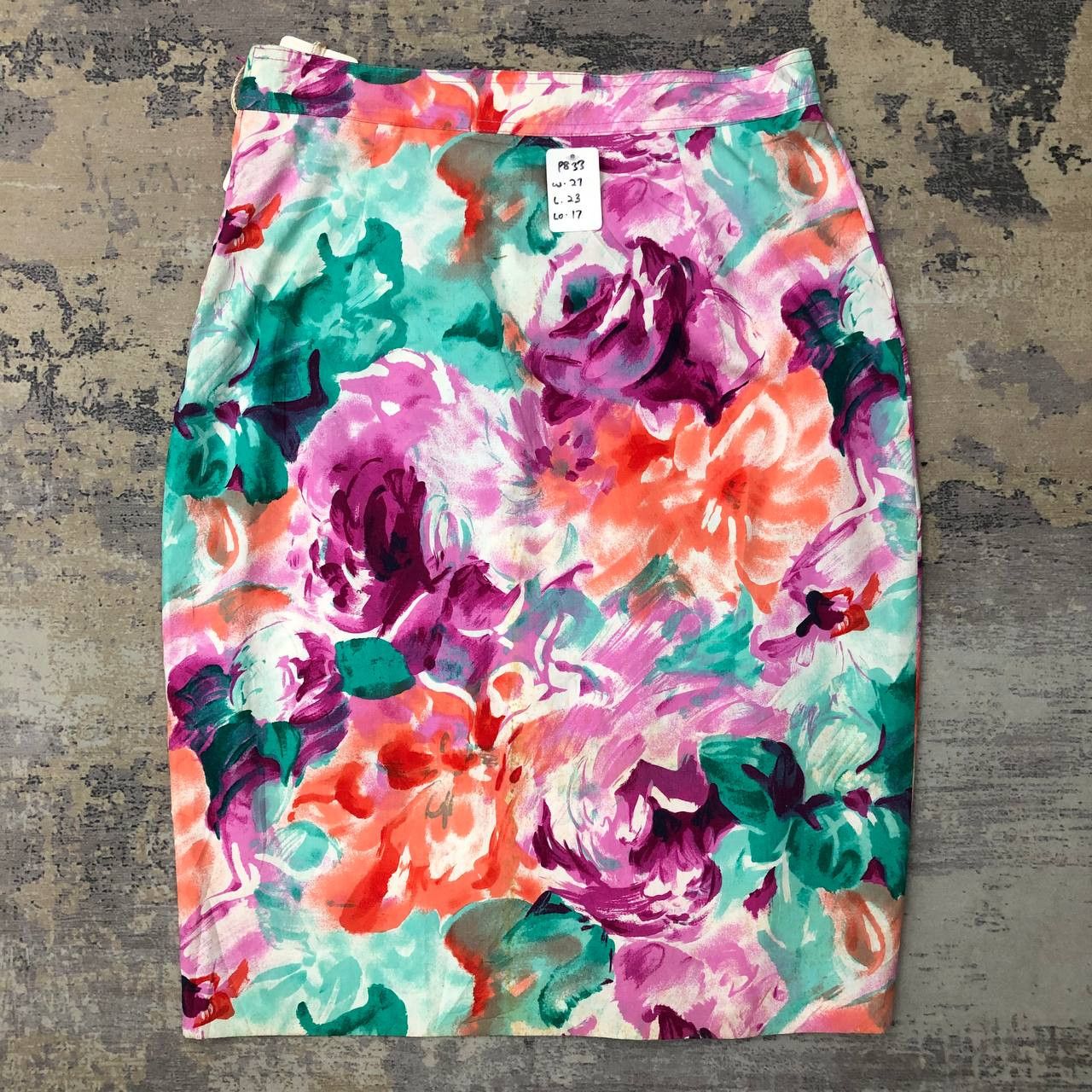 Vintage P833 NWT SERGIO D,ANDREA ART SKIRTS Size 27" / US 4 / IT 40 - 2 Thumbnail
