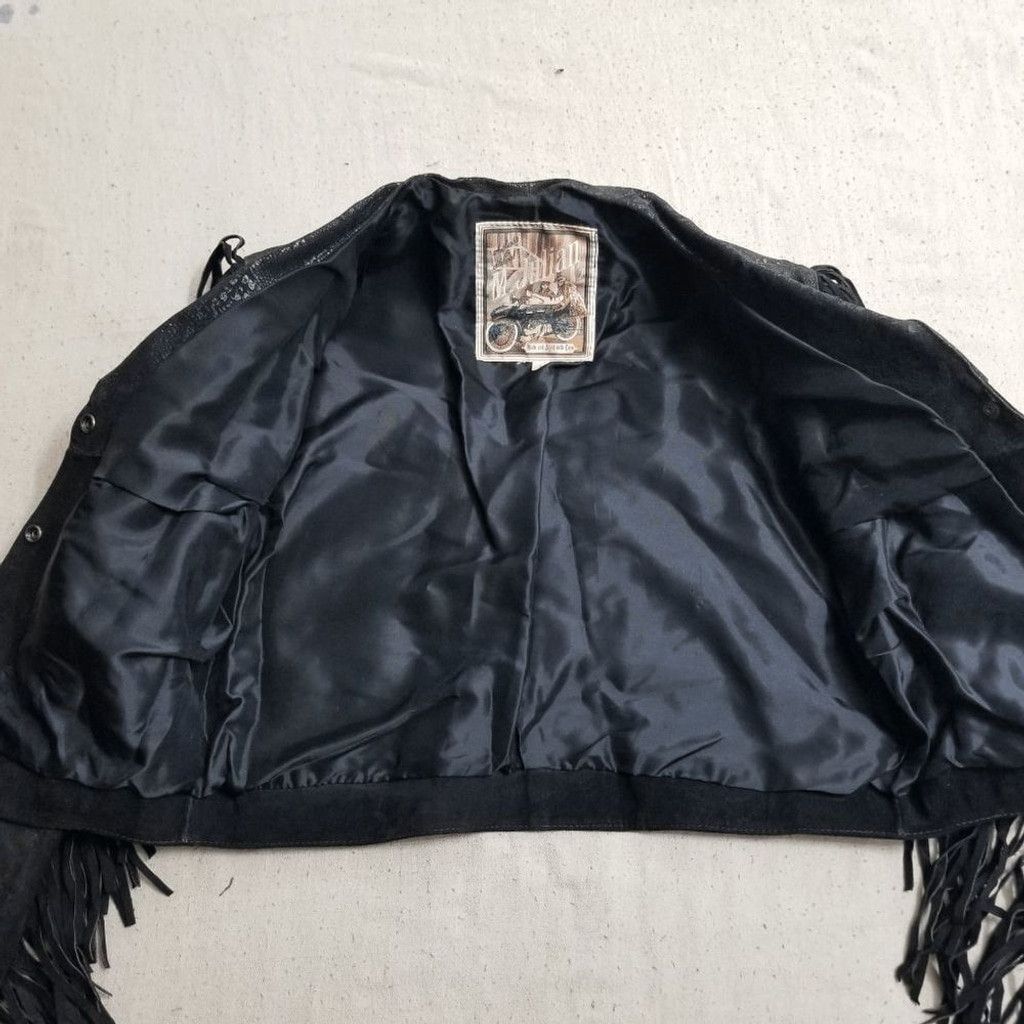M. Julian M. Julian vintage fringe leather jacket sz L Size L / US 10 / IT 46 - 2 Thumbnail