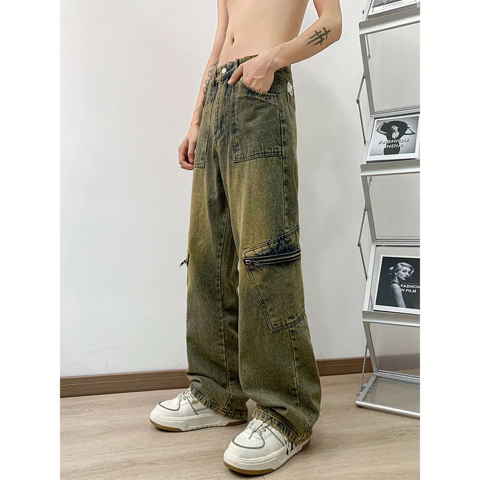 Japanese Brand × Jean Retro straight tube loose slightly flared jeans Size US 32 / EU 48 - 6 Thumbnail