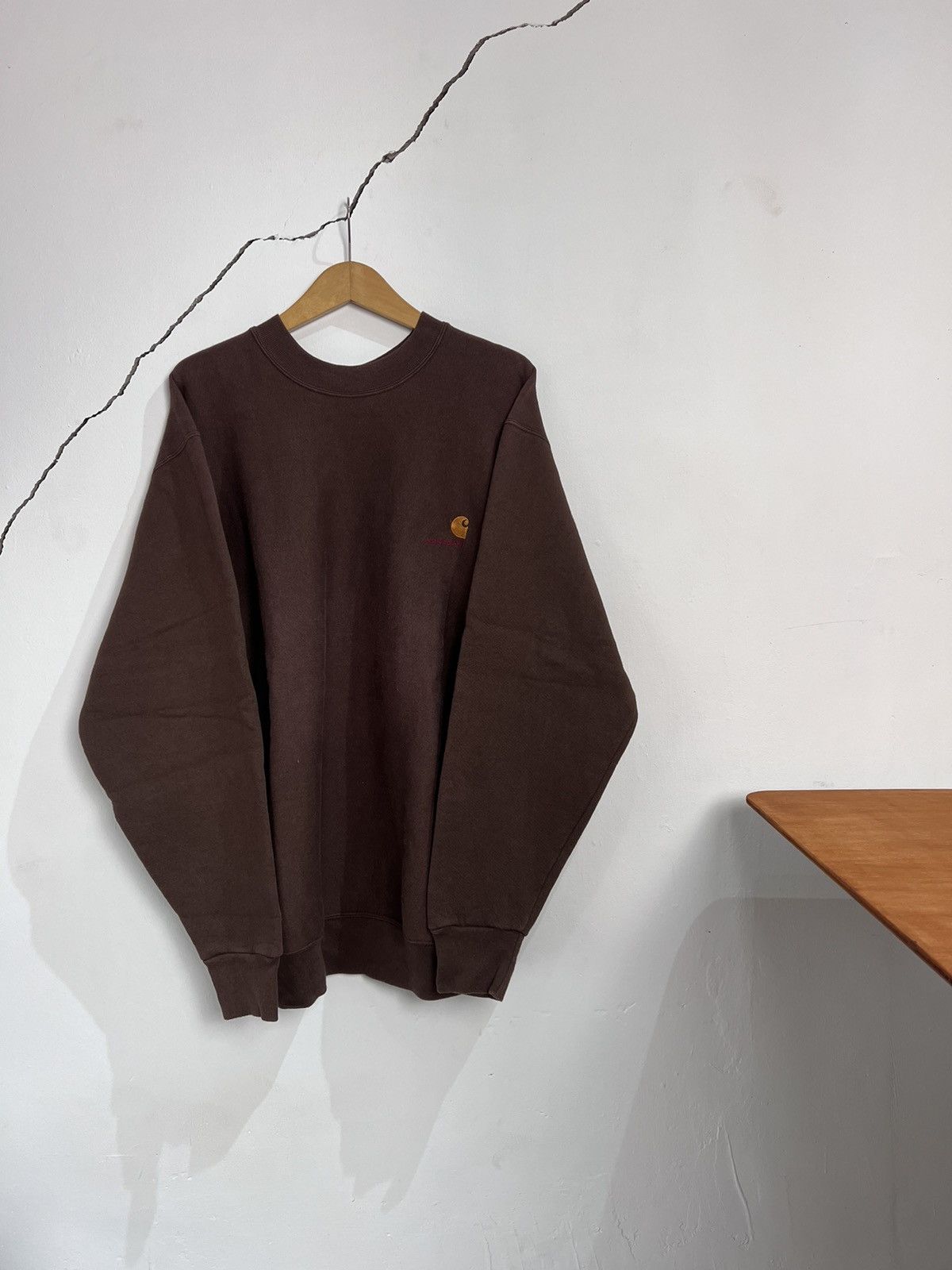 Carhartt 1980s Carhartt Brown Sweatshirt 80s Vintage Oakley Stussy Size US XL / EU 56 / 4 - 12 Thumbnail