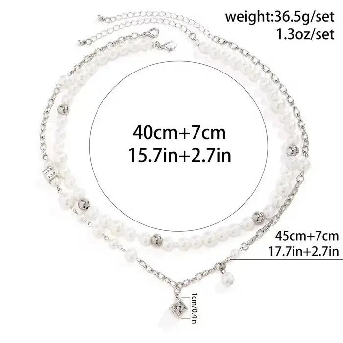 Jewelry Dice Pendant Short Necklace Size ONE SIZE - 5 Thumbnail