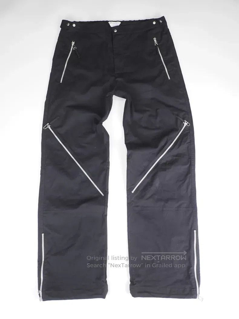 Bottega Veneta Bottega Veneta Black Multi-Zipper Functional Trousers Size US 36 / EU 52 - 1 Thumbnail
