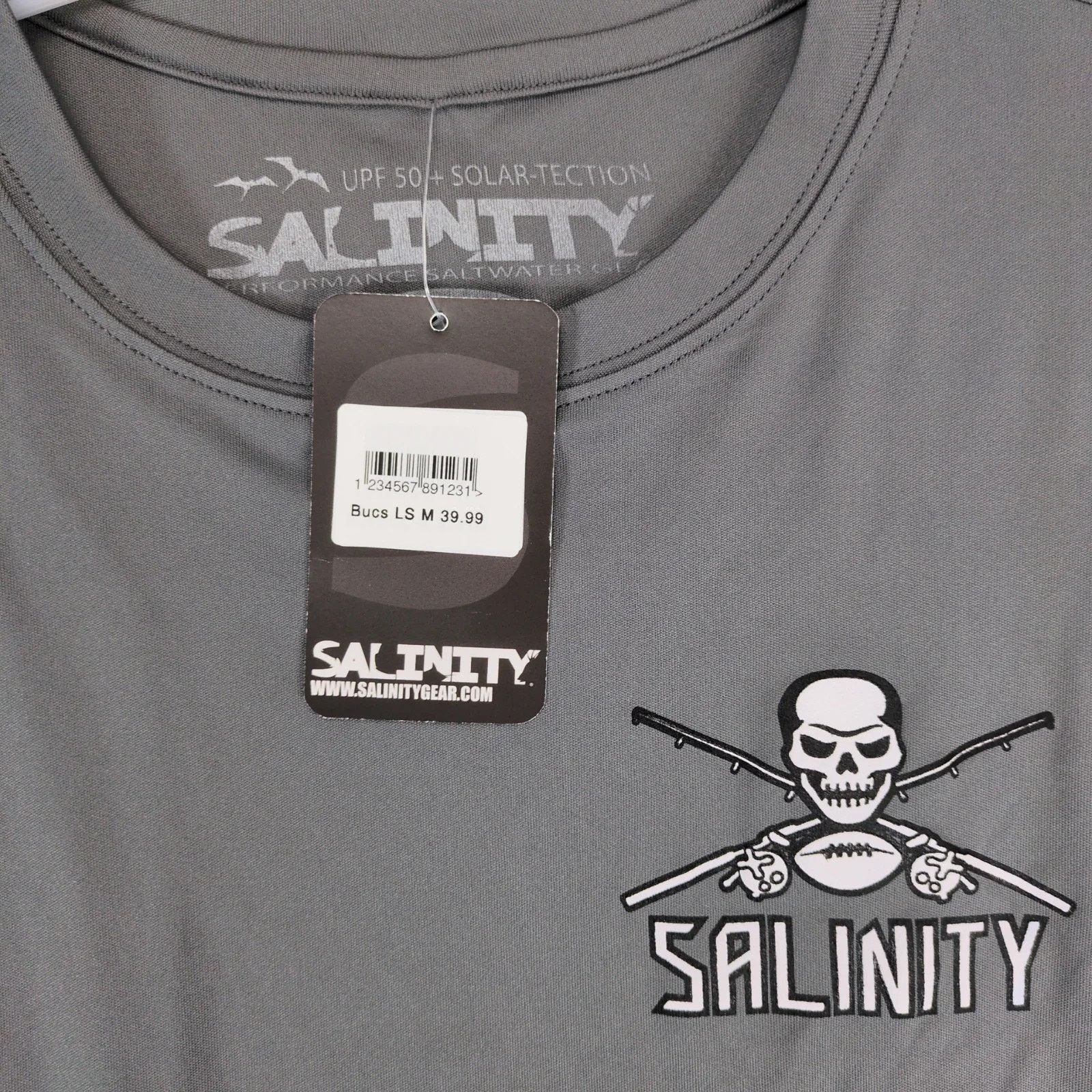 Other NWT Salinity Gear Mens M T-Shirt Saltwater Sportsmen Fishing Size US M / EU 48-50 / 2 - 4 Thumbnail