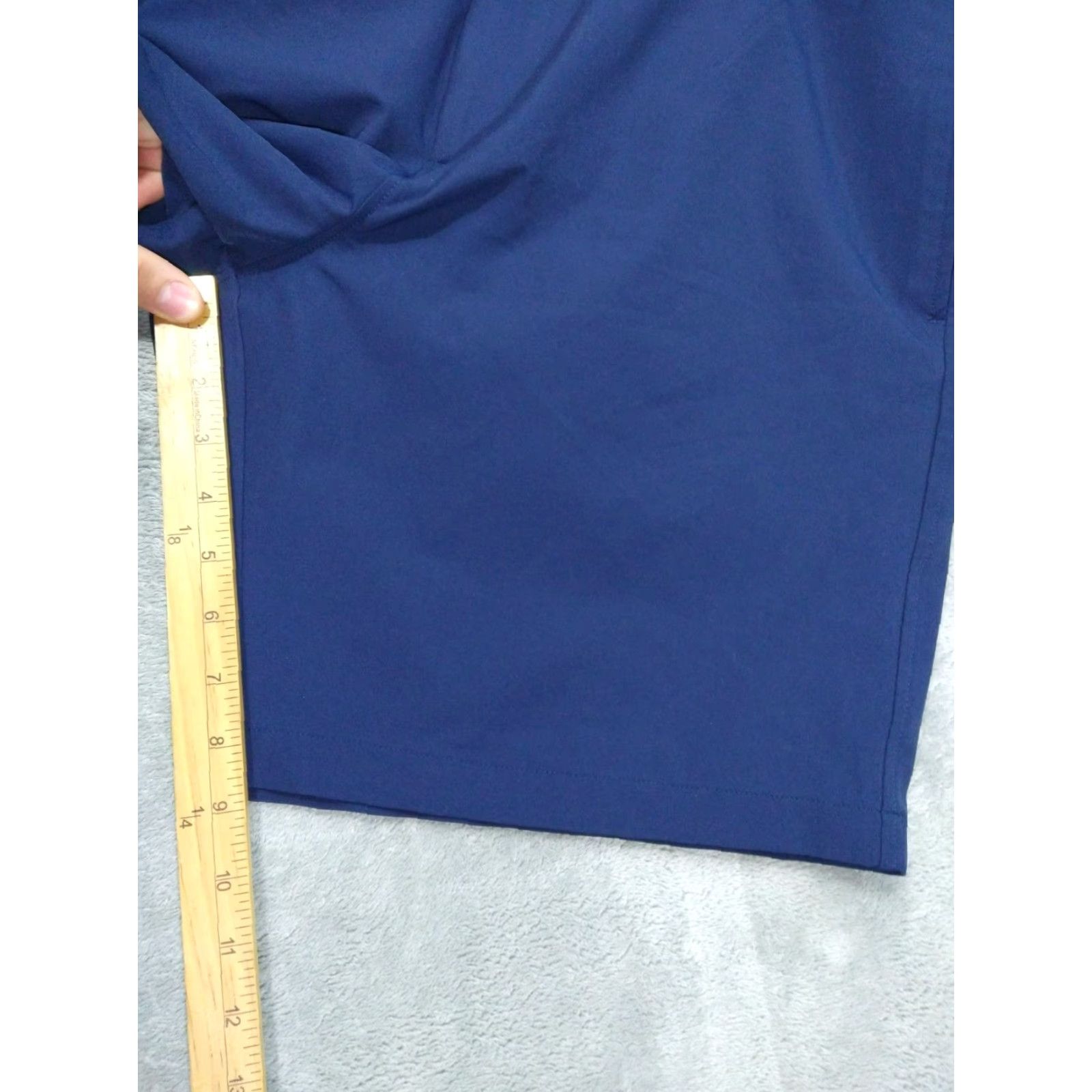 Under Armour Under Armour Shorts Mens 40 Navy Blue Showdown Performance Golf Sports Chino Breathable Lightweight Pockets 9in Inseam Regular Rise High Vintage No Size US 40 / EU 56 - 5 Thumbnail
