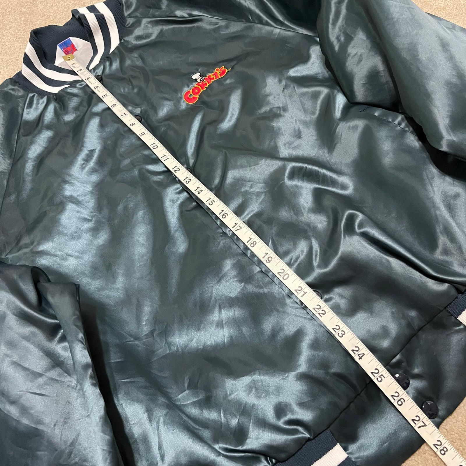 Other Corkys Satin Westark Tuqroise Bomber Jacket Varsity Style 2X Size US XXL / EU 58 / 5 - 4 Thumbnail