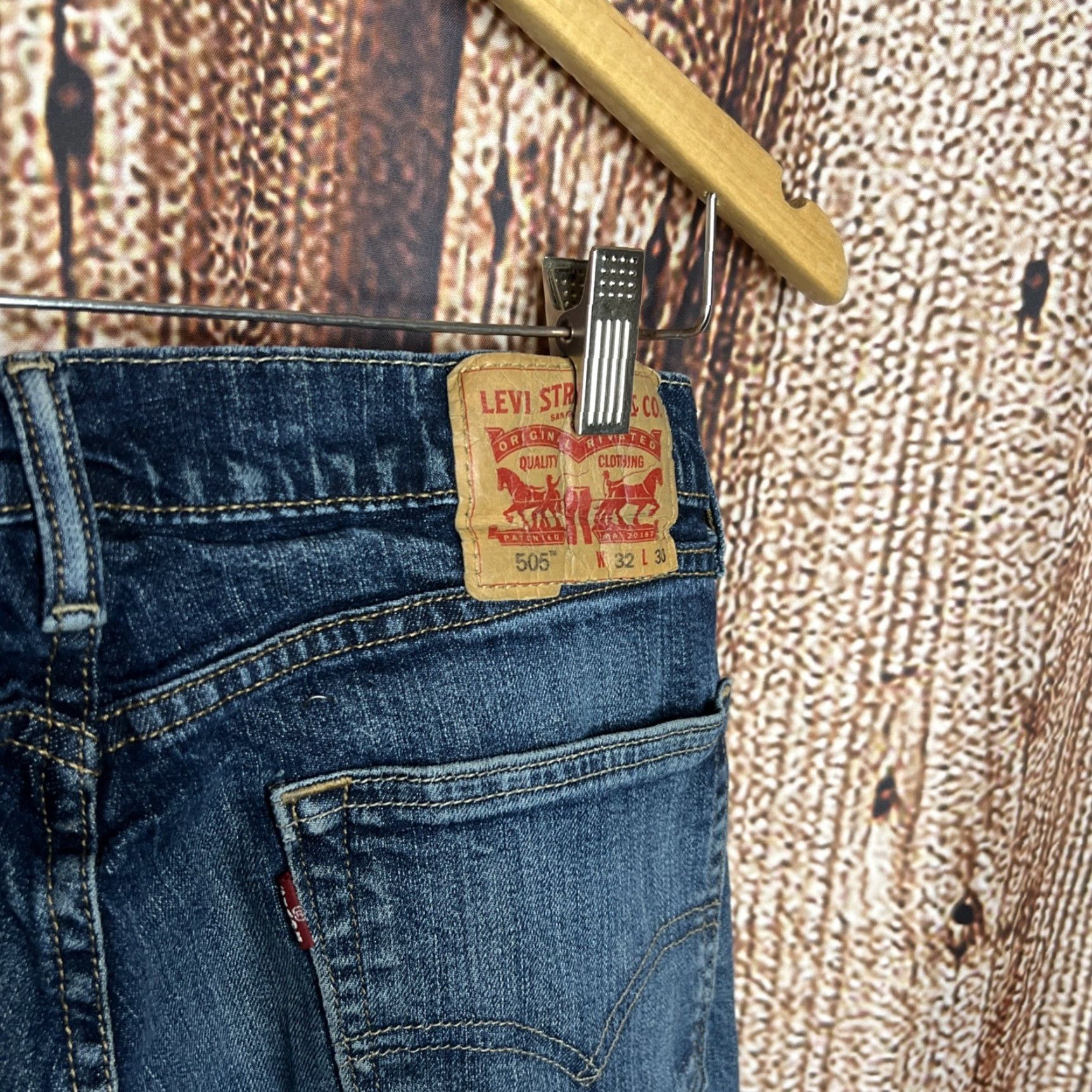 Levi's VINTAGE Levi's 505 Jeans Men Regular Fit Straight Leg 32x30 Blue Denim 80s 90s USA Mens Size US 32 / EU 48 - 3 Thumbnail