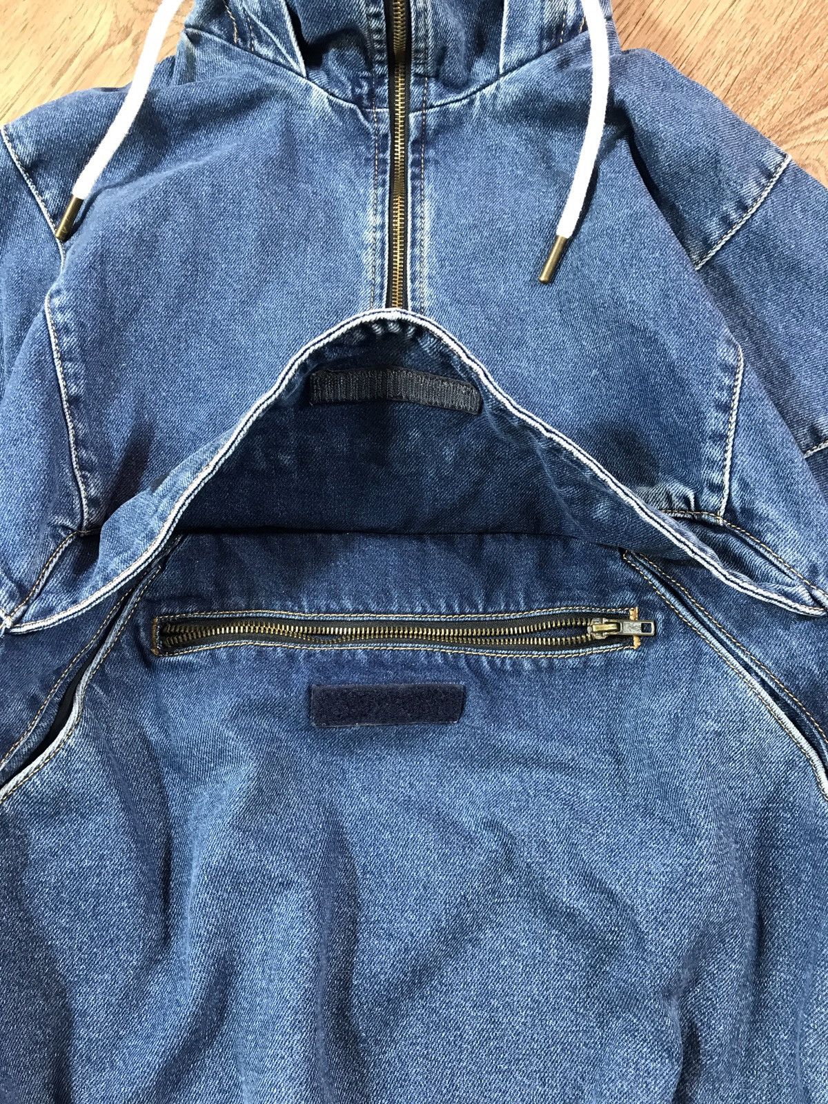 Karl Kani × Vintage Vintage Y2K Karl Kani Baggy Denim Anorak Jacket Skate 90s Size US S / EU 44-46 / 1 - 6 Thumbnail
