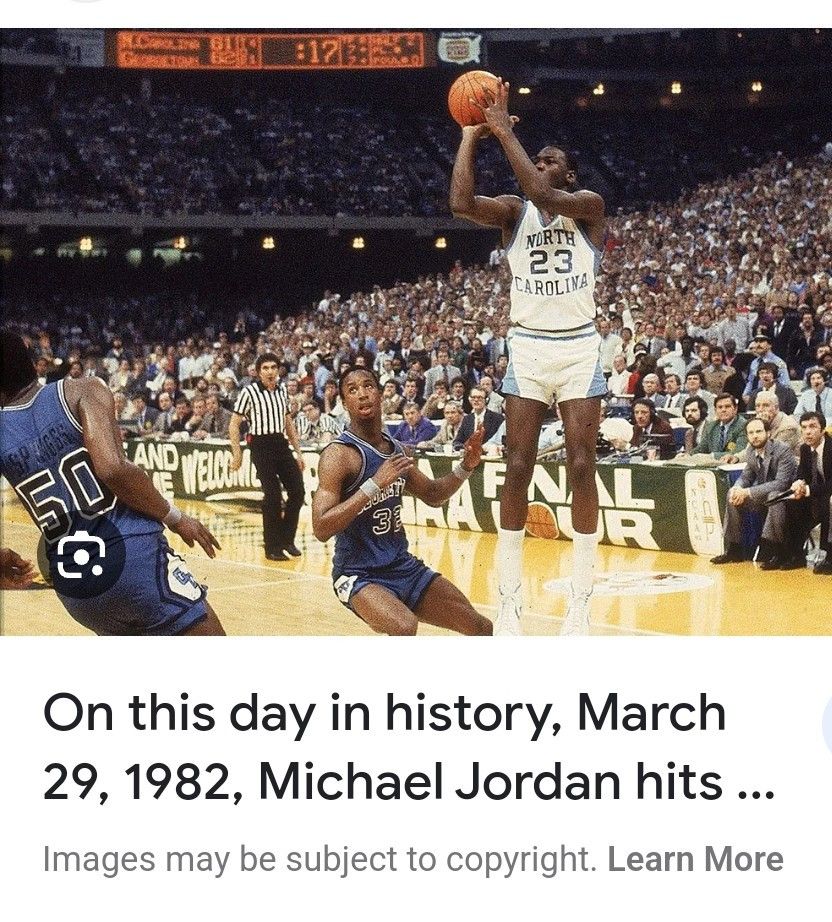 NCAA × Vintage 1982 ncaa champions nc tarheels michael jordan game winner Size US S / EU 44-46 / 1 - 8 Thumbnail