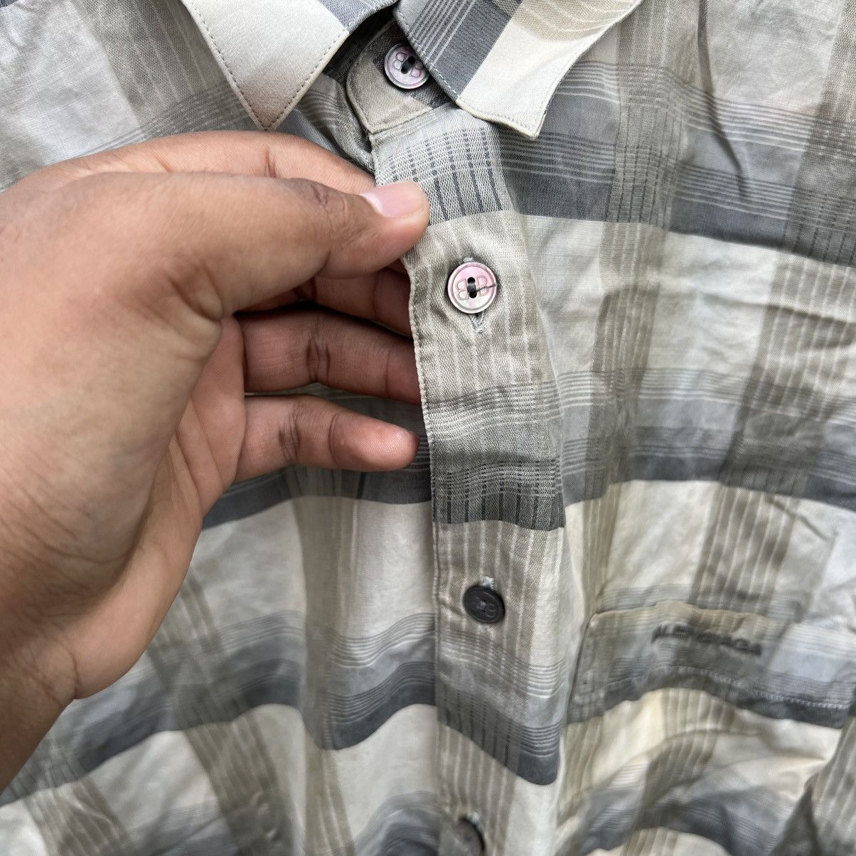 Balenciaga “VINTAGE” BALENCIAGA SPORTS BUTTON UP SHIRTS Size US L / EU 52-54 / 3 - 12 Thumbnail