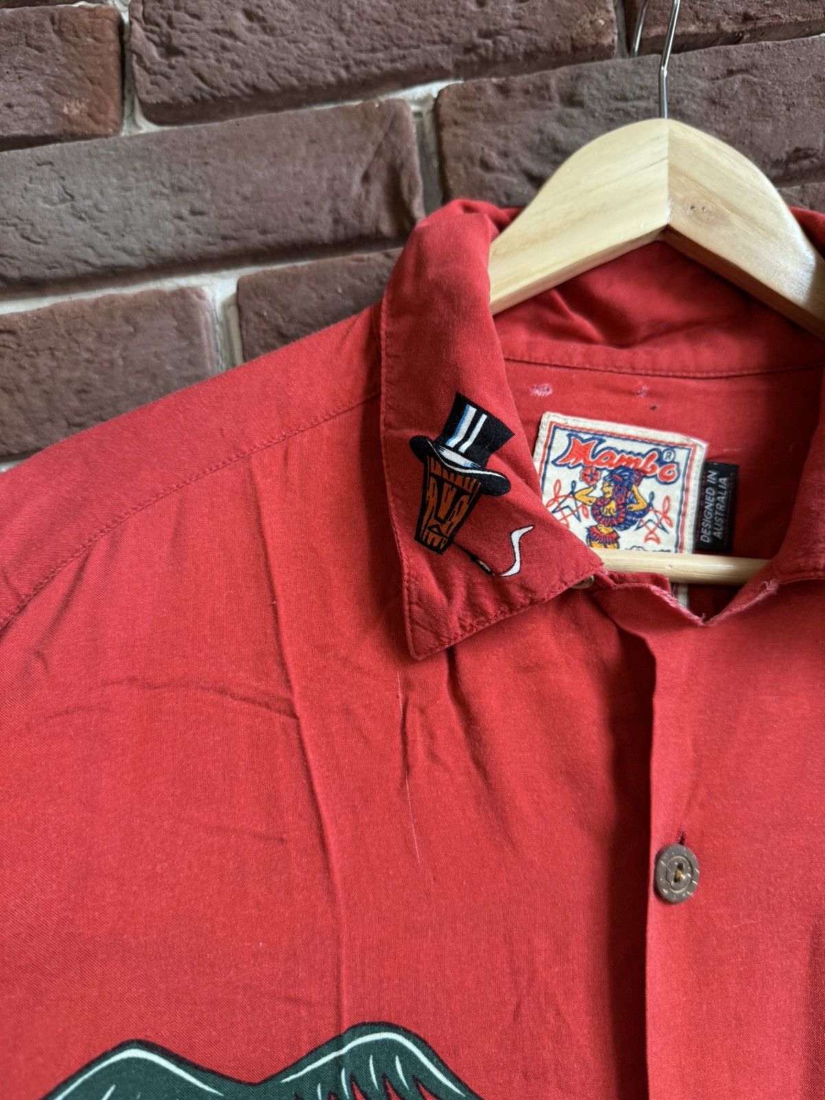 Mambo Vintage 90s MAMBO Shirt Traditional Tattoo Australia Hawaii Size US S / EU 44-46 / 1 - 14 Thumbnail