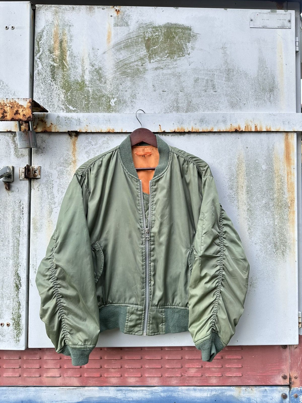 Vintage 🪖Vintage MA-1 Man Intermediate Bomber Jacket Size US M / EU 48-50 / 2 - 1 Thumbnail