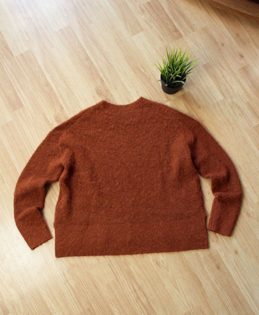 Allsaints × Vintage 🔥 Allsaints Alpaca Wool Blend Split Crew Logo Jumper Sweater Size XS / US 0-2 / IT 36-38 - 9 Thumbnail