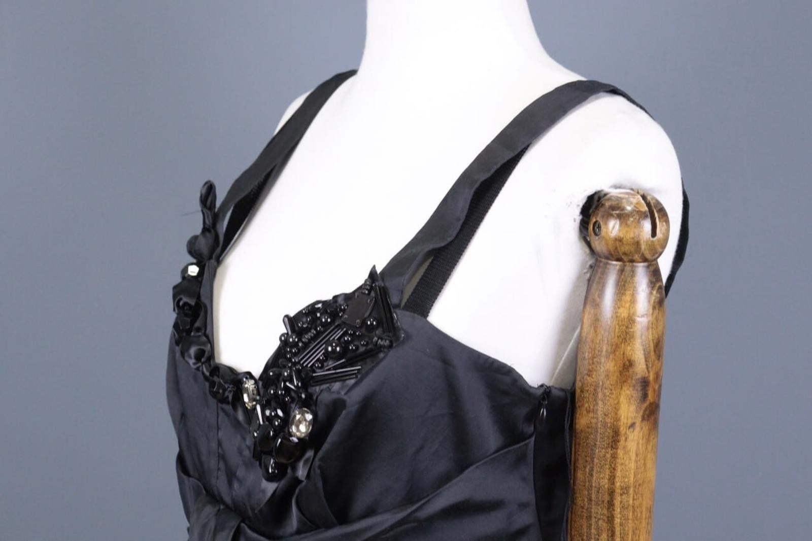 Polo Ralph Lauren Laurel by Escada Black Sleeveless Tank Evening Dress Size 40 Size M / US 6-8 / IT 42-44 - 9 Thumbnail