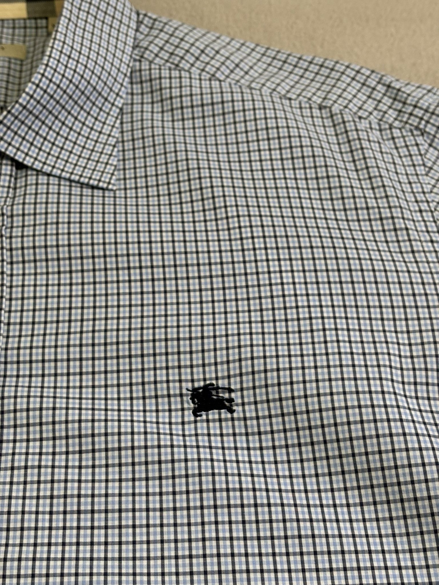 Burberry Burberry Blue Shirt Checkered size XXL Size US XXL / EU 58 / 5 - 6 Thumbnail