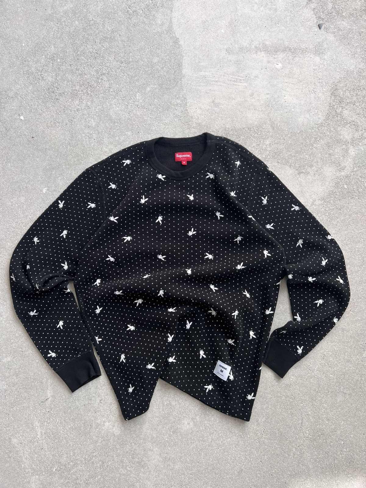 FW17 Supreme Playboy Waffle Thermal