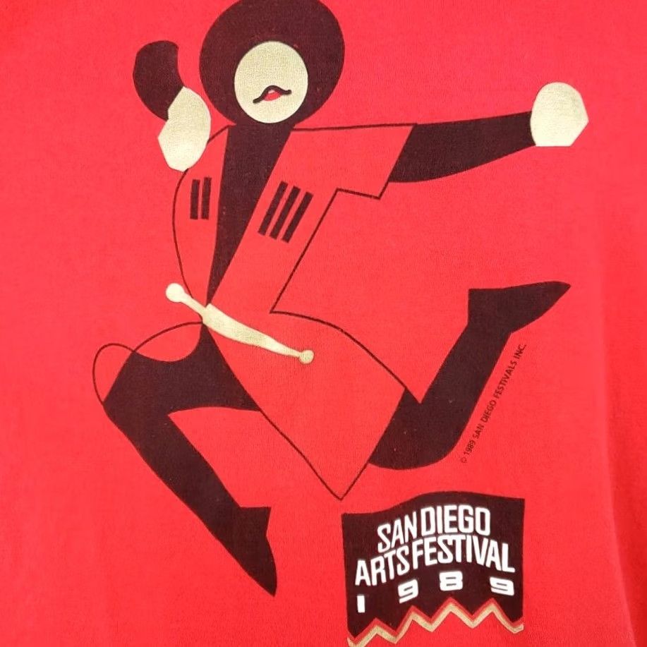 Vintage VINTAGE San Diego Arts Festival T Shirt Mens Size Large 90s art festival russian art USA Size US L / EU 52-54 / 3 - 3 Thumbnail