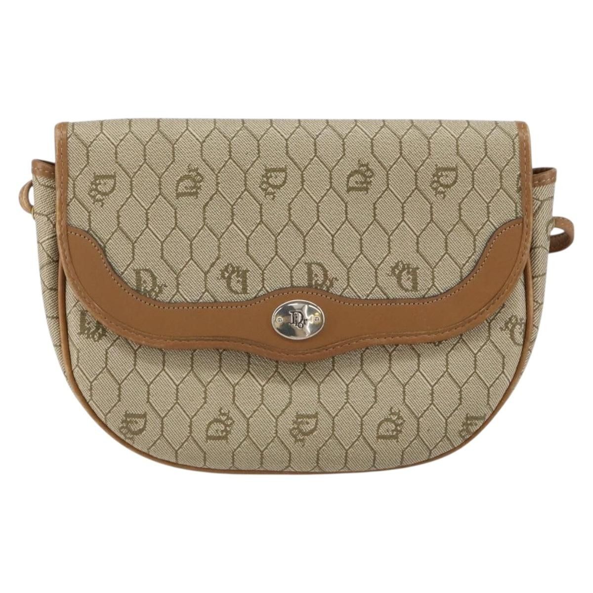 Dior Christian Dior Vintage Honeycomb Canvas and Leather Size ONE SIZE - 1 Thumbnail