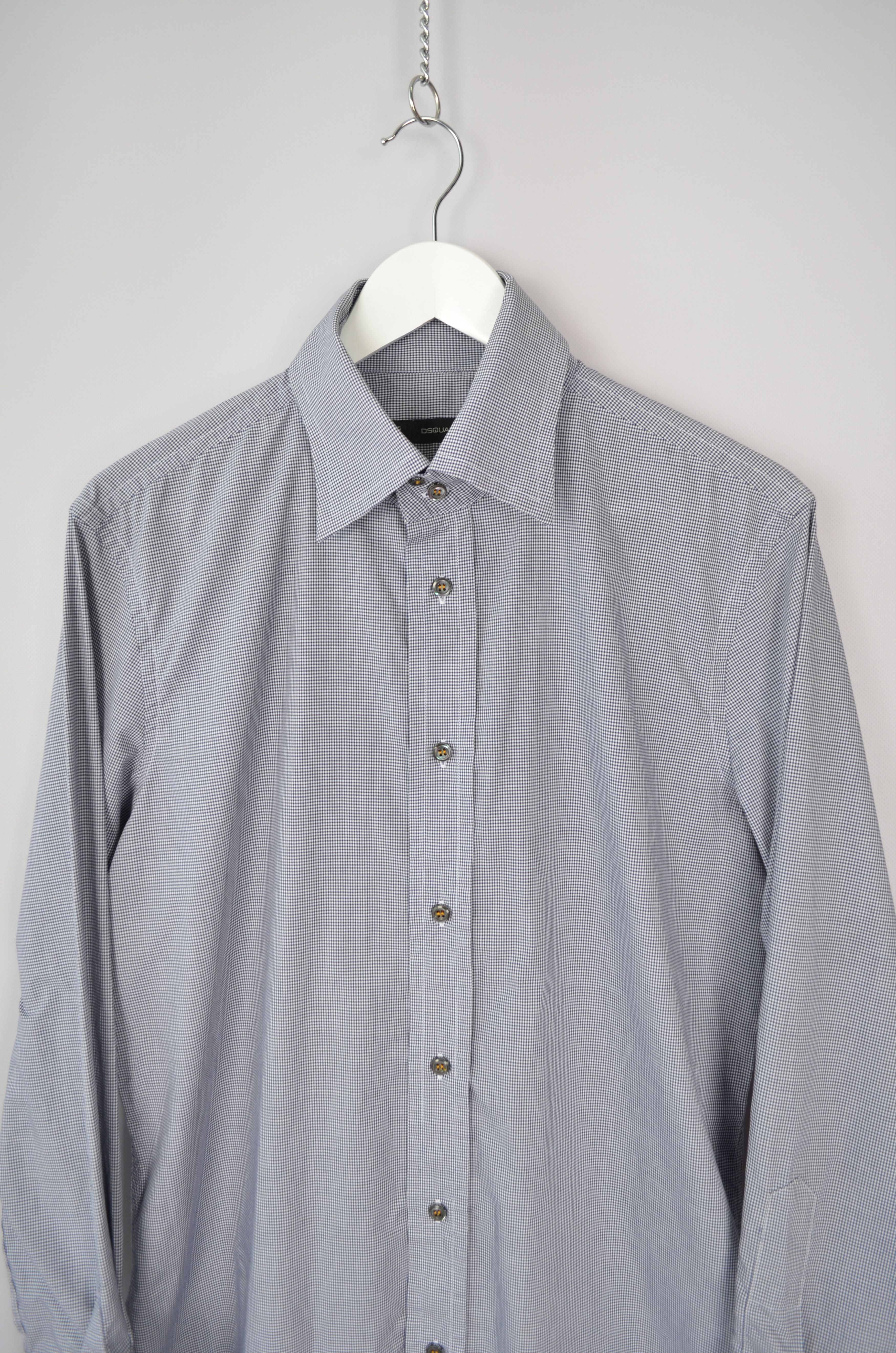 Designer × Dsquared2 Dsquared2 Check White Blue L/S Shirt Size S/M Designer Size US M / EU 48-50 / 2 - 4 Thumbnail