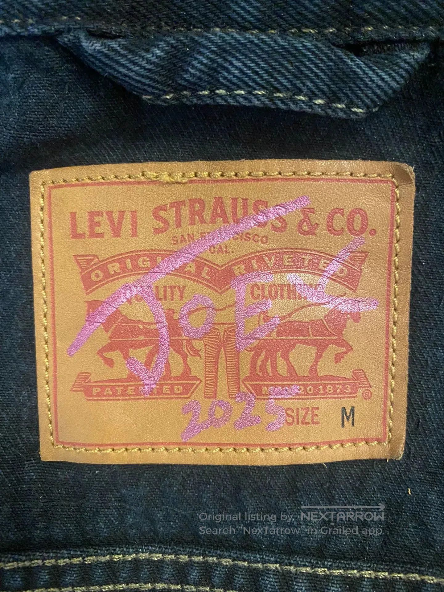 Levi's Dark Funeral Art Patch Denim Jacket. Size US M / EU 48-50 / 2 - 6 Thumbnail