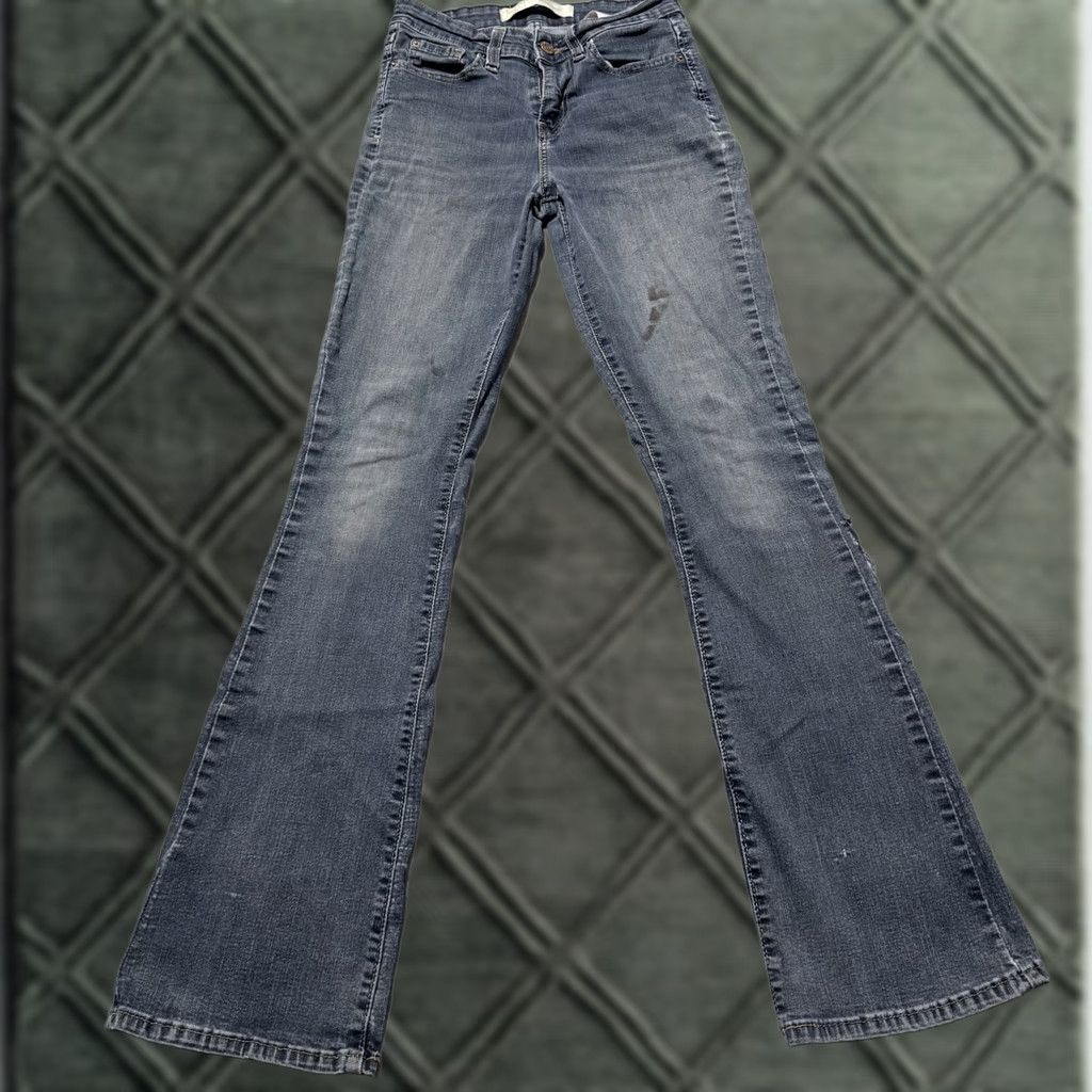 Levi's Signature Gold by Levi Strauss Mid Rise Bootcut Jeans Blue Denim Women's 2 XS 26x32 Y2K Gold Logo Button Zip Inseam 30 Vintage No Size 26" / US 2 / IT 38 - 1 Thumbnail
