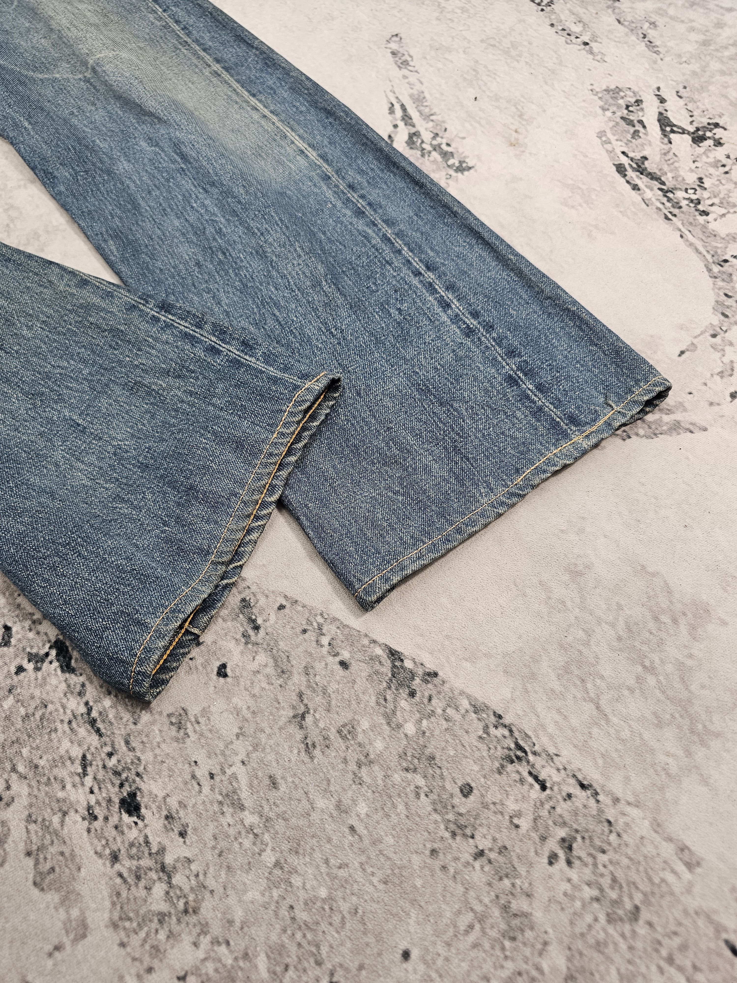 Denime DENIME CLOTHING Selvedge Redline Faded Jeans JB0283 Size 31 Size US 31 - 7 Thumbnail