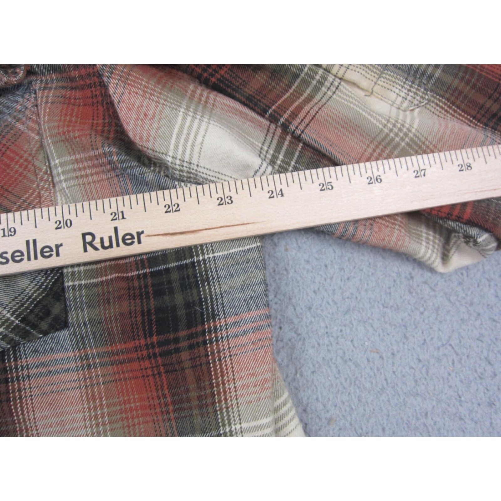 Carhartt VINTAGE Carhartt Shirt Adult XL Orange Black Plaid Snap Western Flannel Mens Size US XL / EU 56 / 4 - 7 Thumbnail