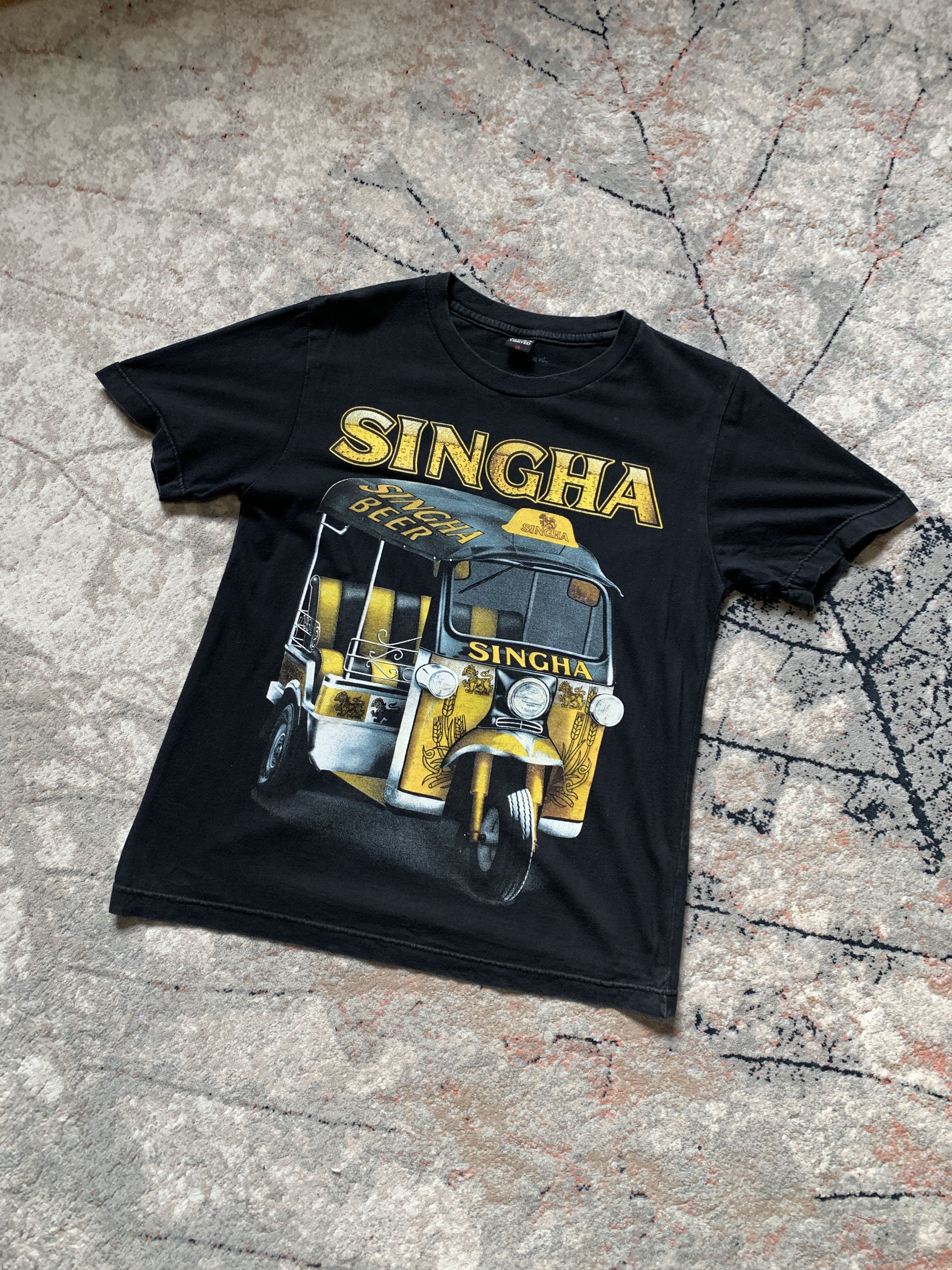 Vintage Vintage Singha Beer Tee Size US M / EU 48-50 / 2 - 1 Thumbnail