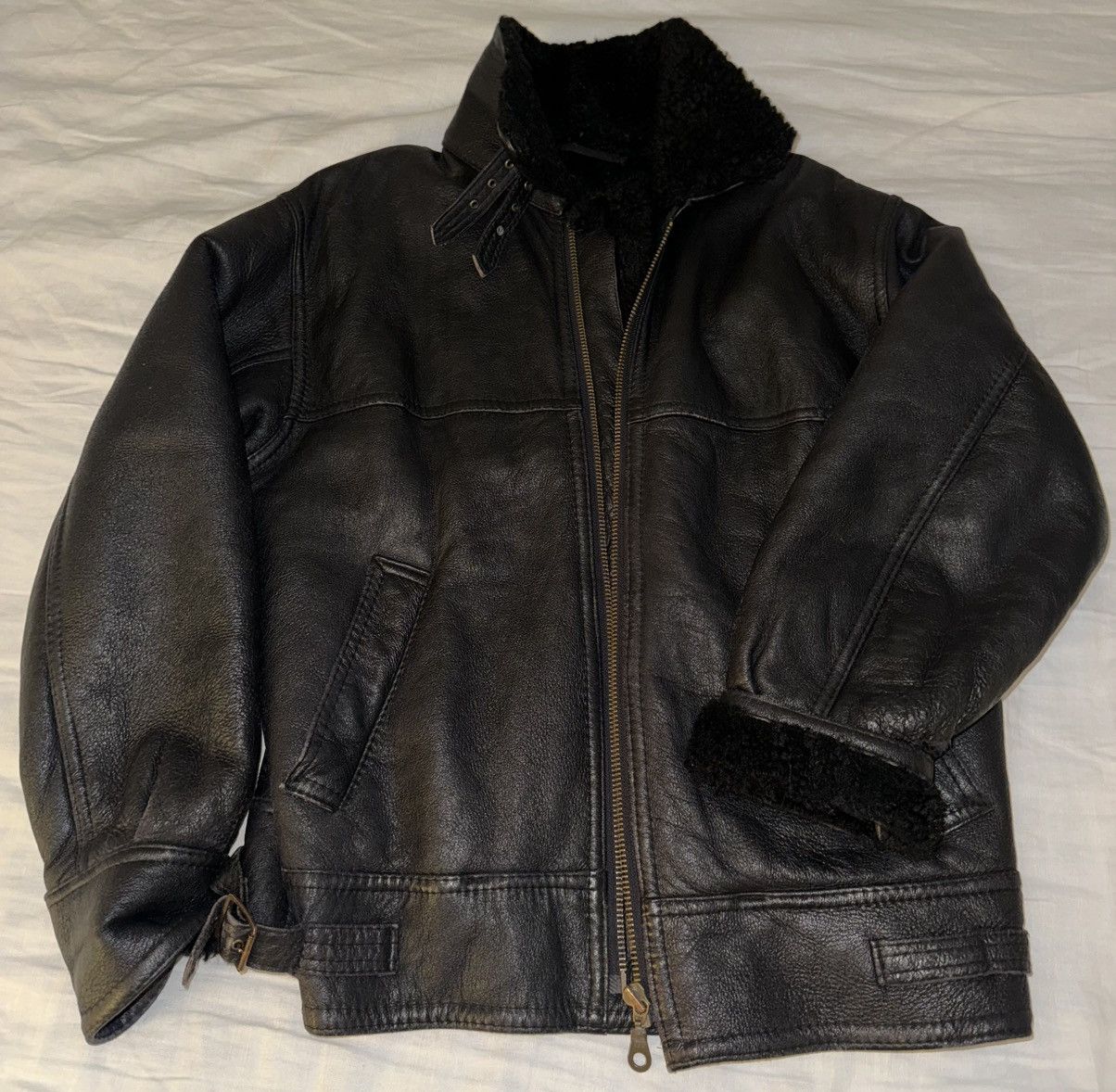 Art Comes First Leather Shearling Coat Size US M / EU 48-50 / 2 - 8 Thumbnail