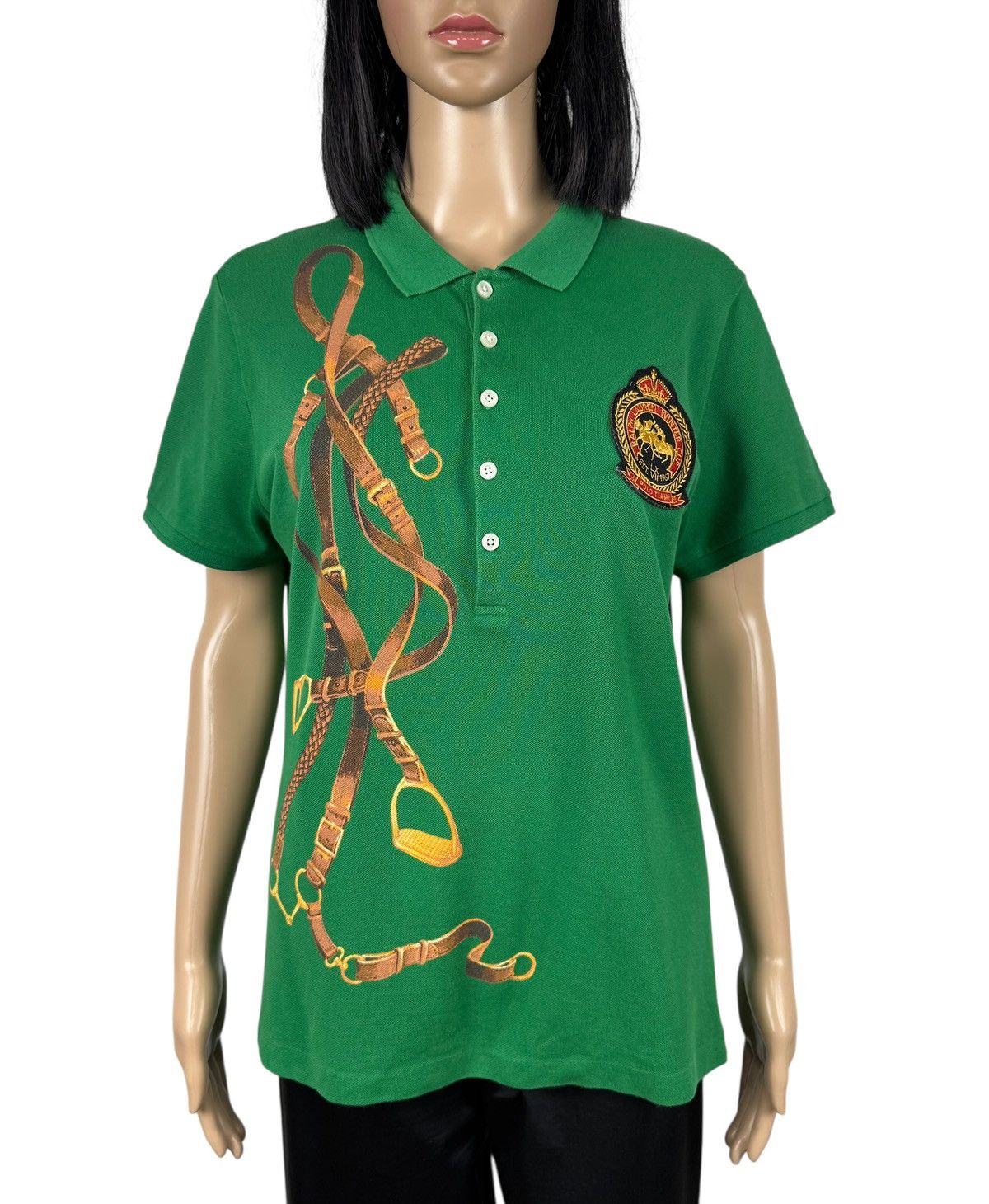 Ralph Lauren Ralph Lauren Polo Club Printed Polo Tee Cotton size XL Size XL / US 12-14 / IT 48-50 - 2 Thumbnail
