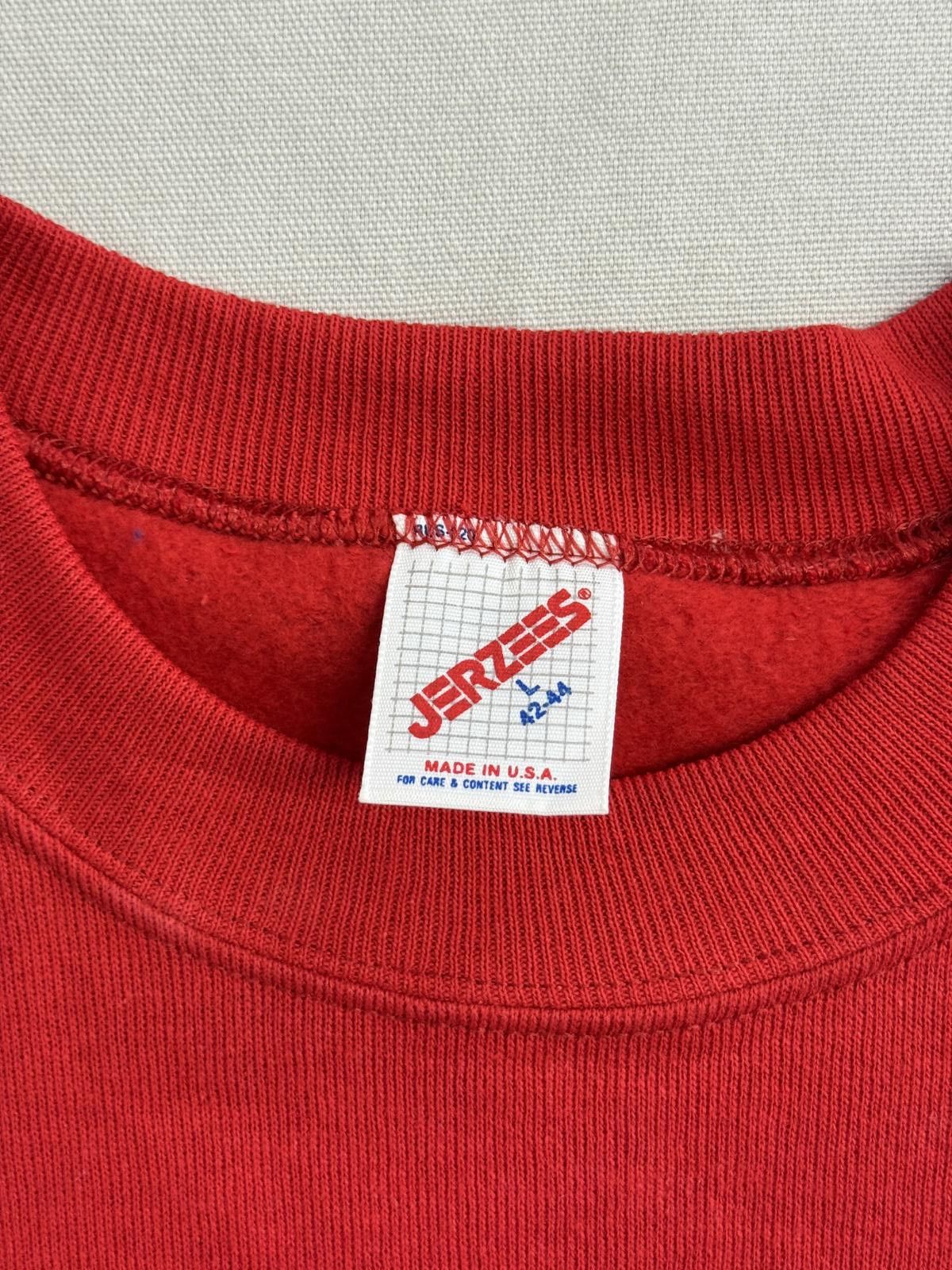 Jerzees Vintage 80s Coney Island Kids Crewneck New York Sweatshirt Size US L / EU 52-54 / 3 - 2 Thumbnail