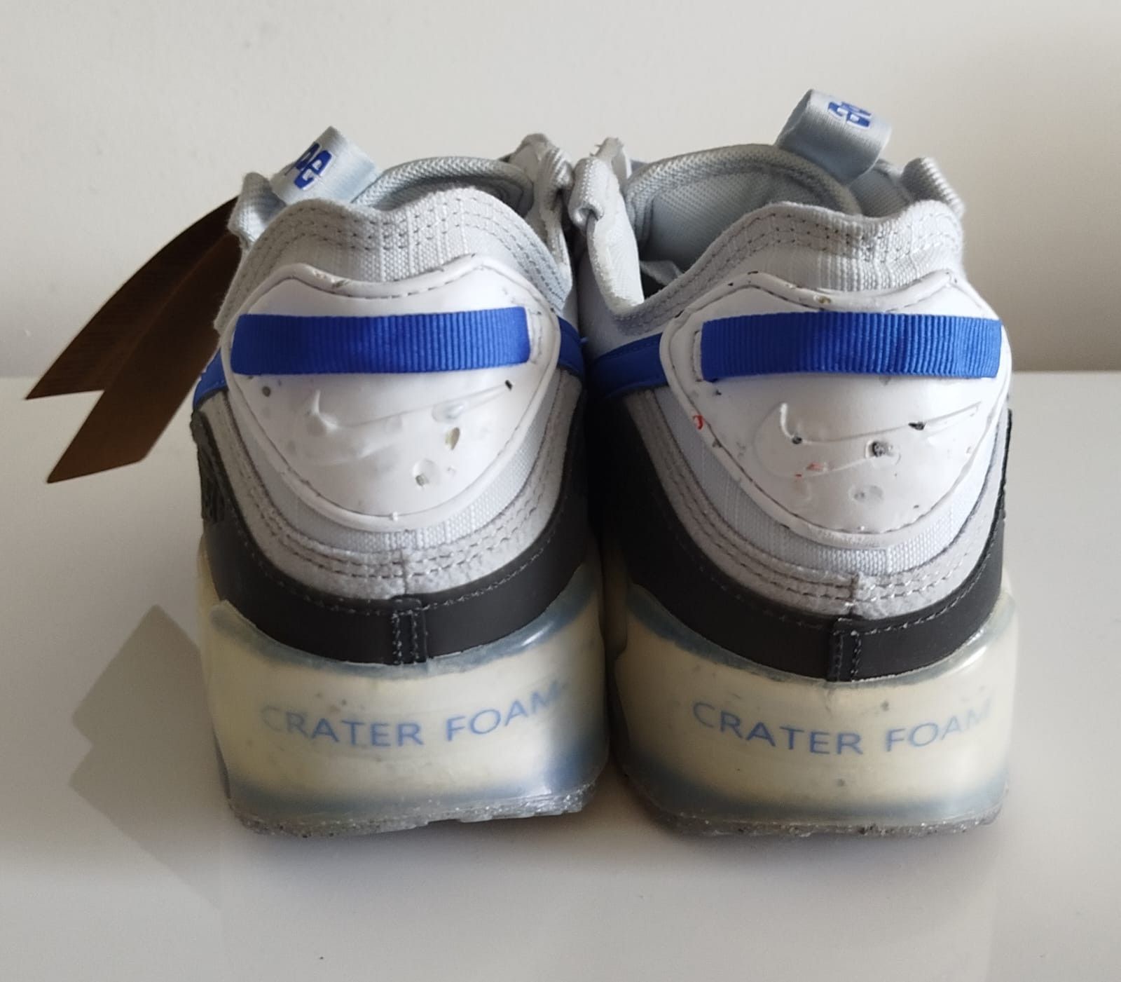 Nike Nike Air Max Terrascape 90 Pure Platinum Hyper Royal Size US 11.5 / EU 44-45 - 8 Thumbnail